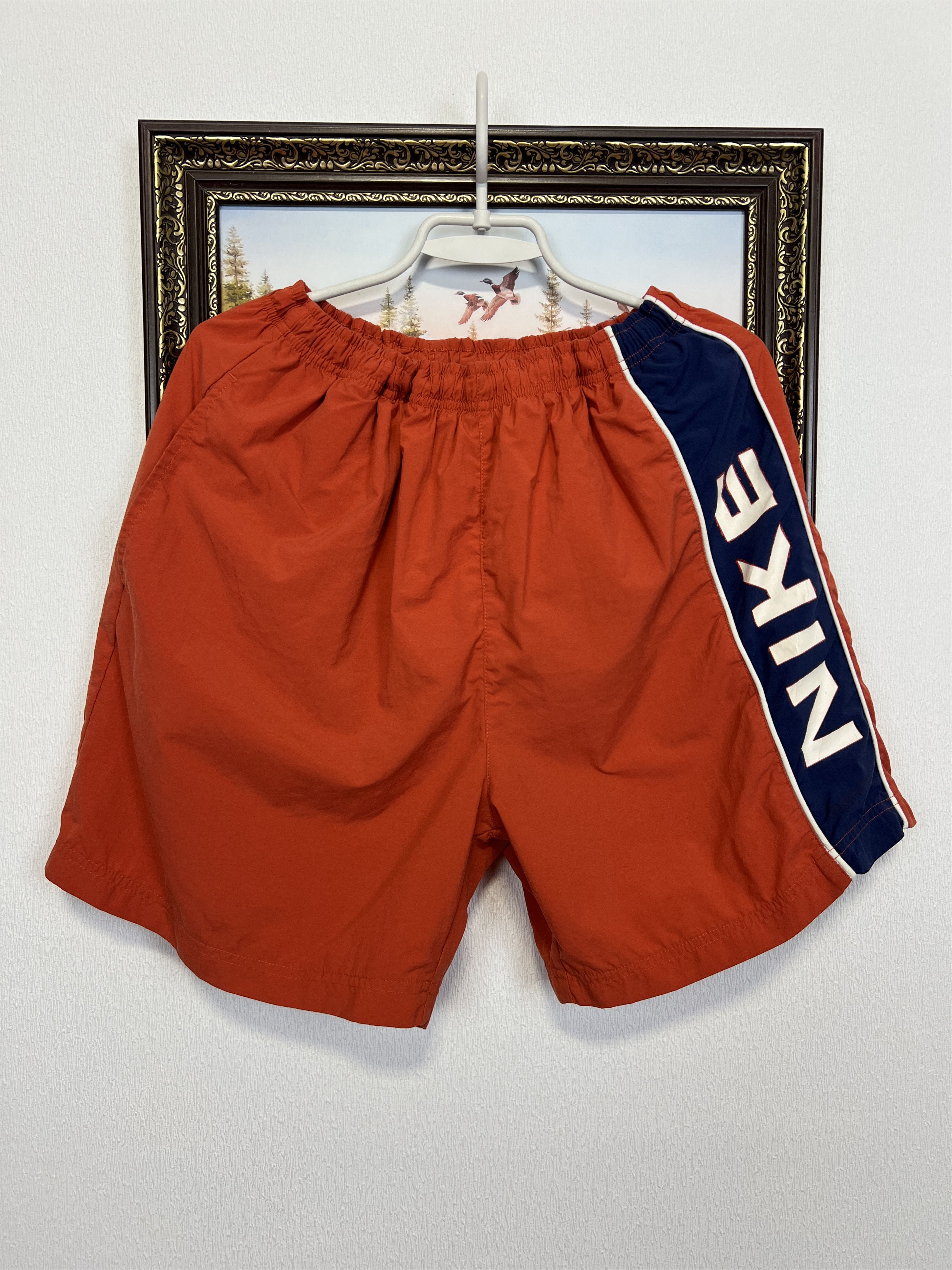 Nike Vintage 90's Nike Swimming Shorts Athletic Rare Hype Sport Size US 34 / EU 50 - 1 Thumbnail