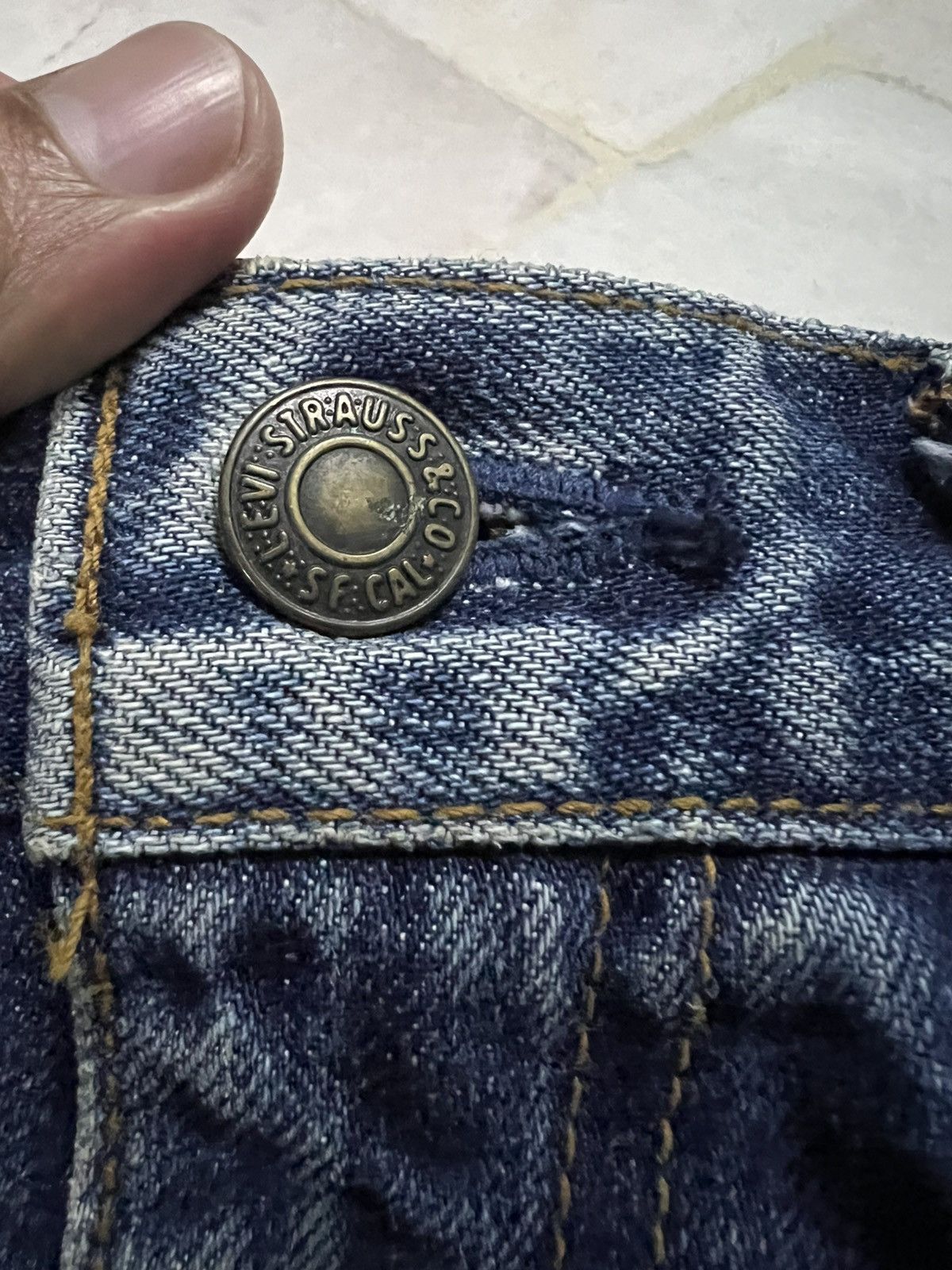 Levi's 💥Crazy 90’s💥Levis 517 Flare Denim Jeans Size US 32 / EU 48 - 11 Thumbnail