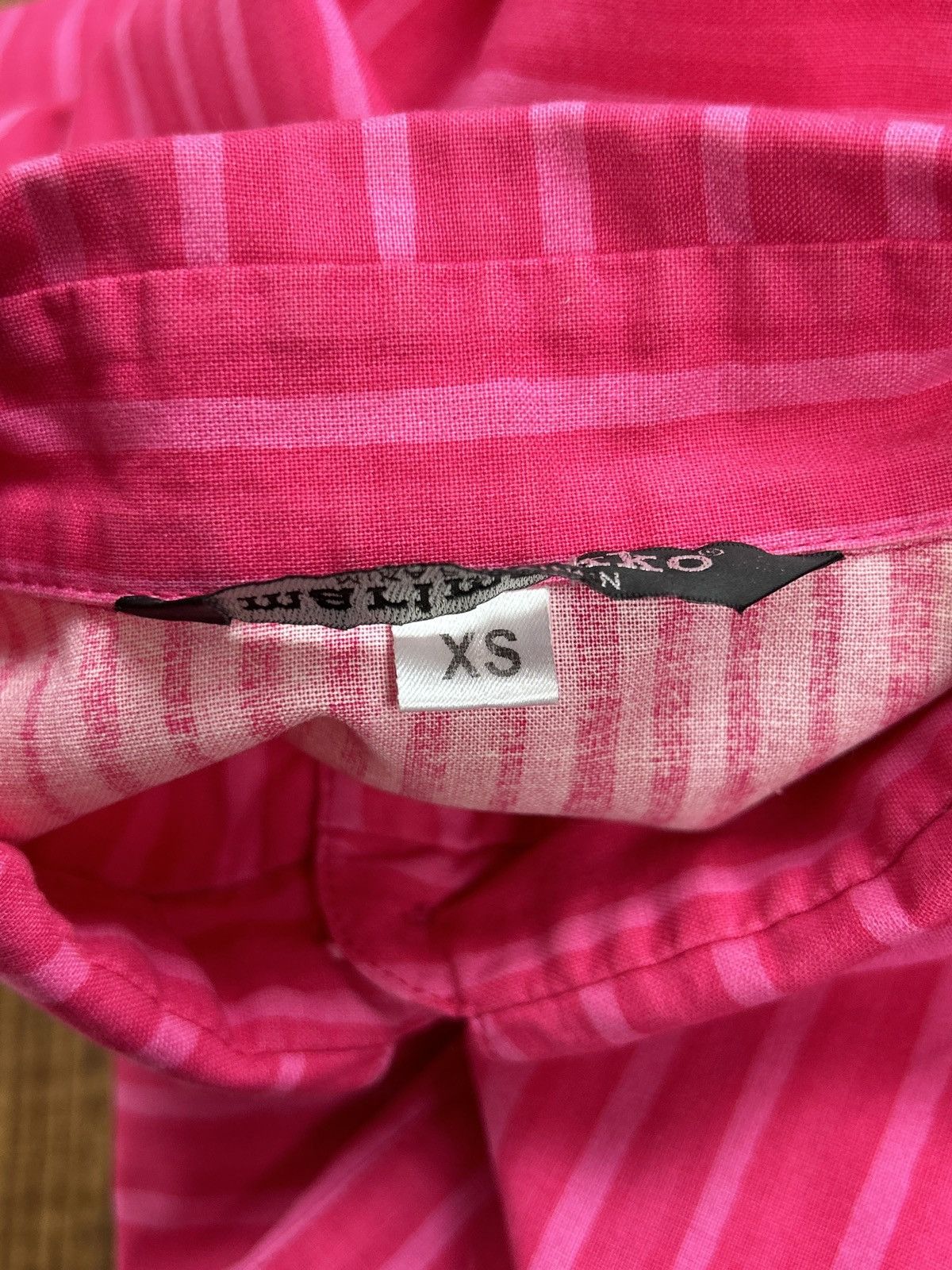 Marimekko Marimekko Jokapoika Metal Button Striped Shirt Pink Size XS Size XS / US 0-2 / IT 36-38 - 8 Thumbnail