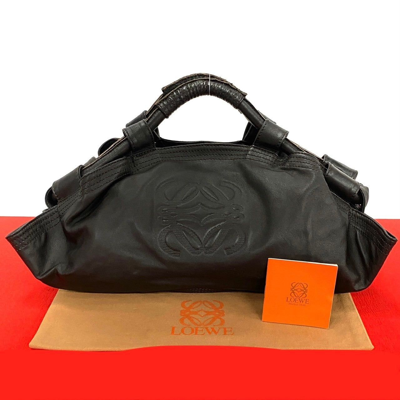 Loewe Loewe Handbag Brown Leather Size ONE SIZE - 1 Thumbnail