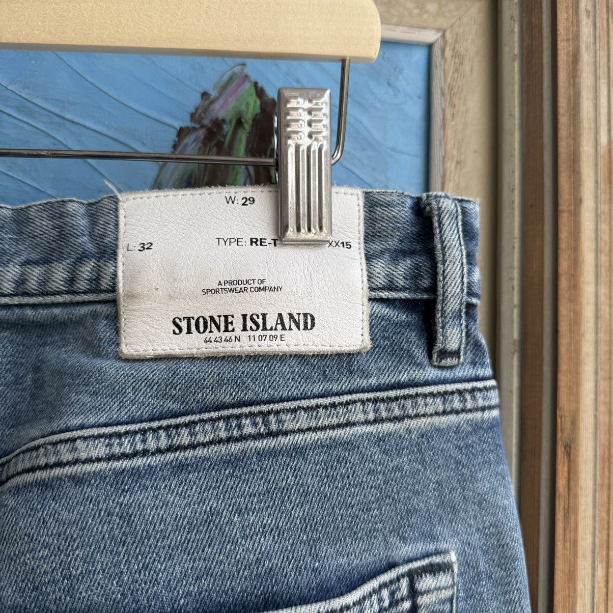 Stone Island Stone Island Bottoms Jeans Blue Denim Navy Size US 30 / EU 46 - 6 Thumbnail