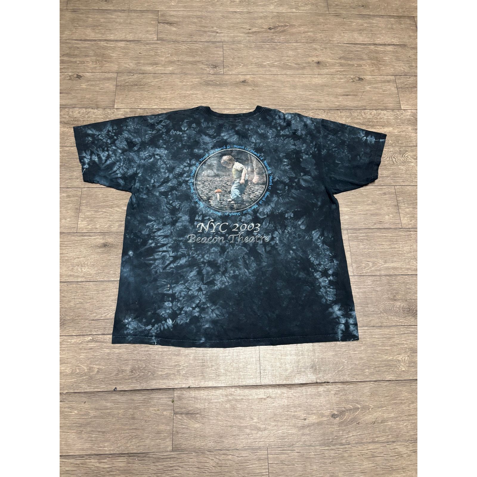 Anvil × Band Tees × Vintage VTG Allman Brothers Band Tee Sz XL Tie Dyed Hittin the note Size US XL / EU 56 / 4 - 4 Thumbnail