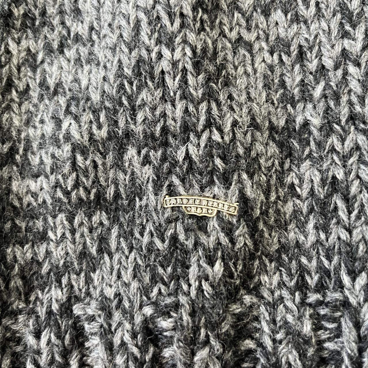 Chrome Hearts Chrome Hearts V-Neck Cross Leather Patch Sweater Vest Size US L / EU 52-54 / 3 - 5 Thumbnail