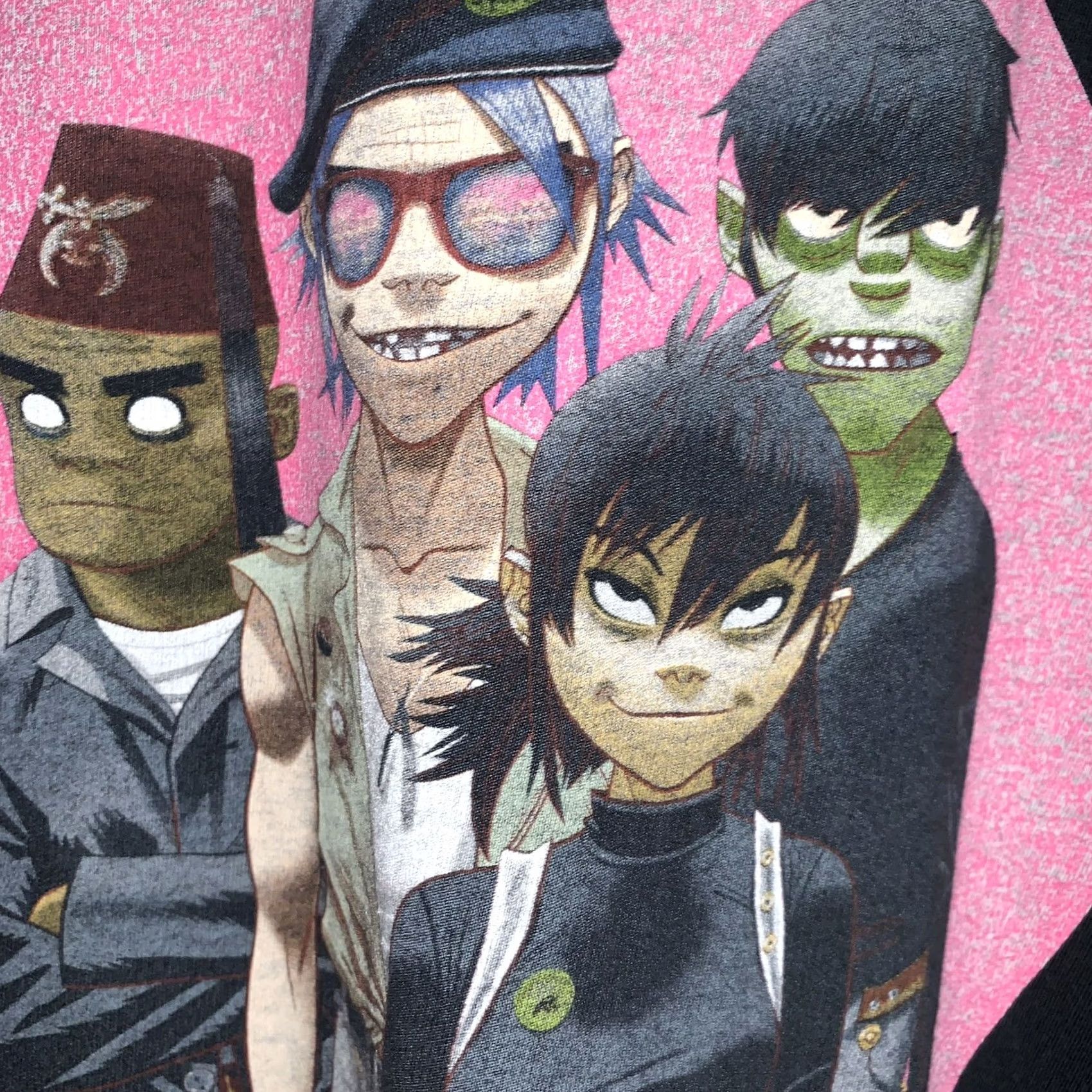 Vintage VINTAGE Gorillaz Tee Spotlight Black T-Shirt Short Sleeve Size Large Size US L / EU 52-54 / 3 - 4 Thumbnail