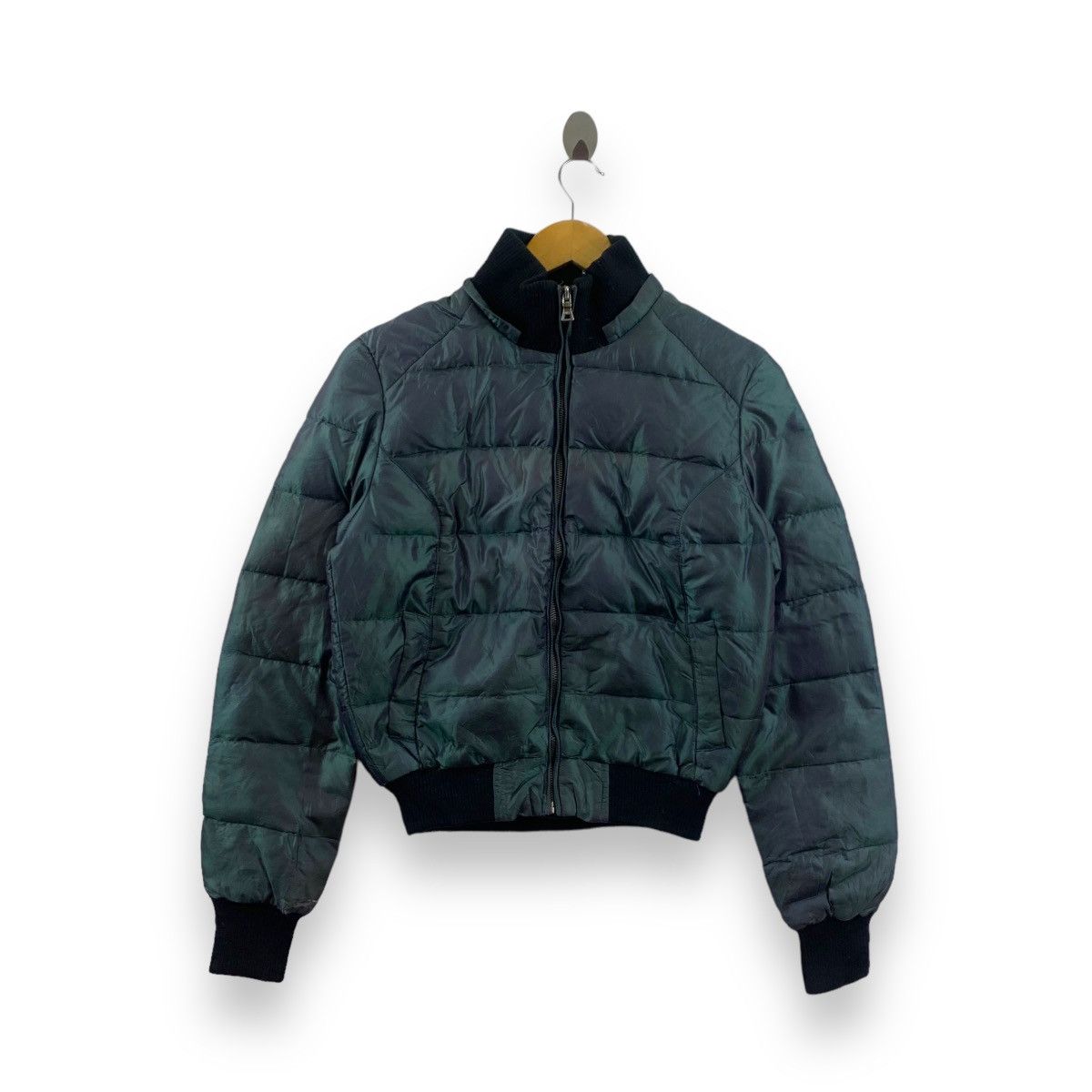 Guess GUESS USA Goose Down Quilted Puffer Bomber Jacket Size S / US 4 / IT 40 - 1 Thumbnail