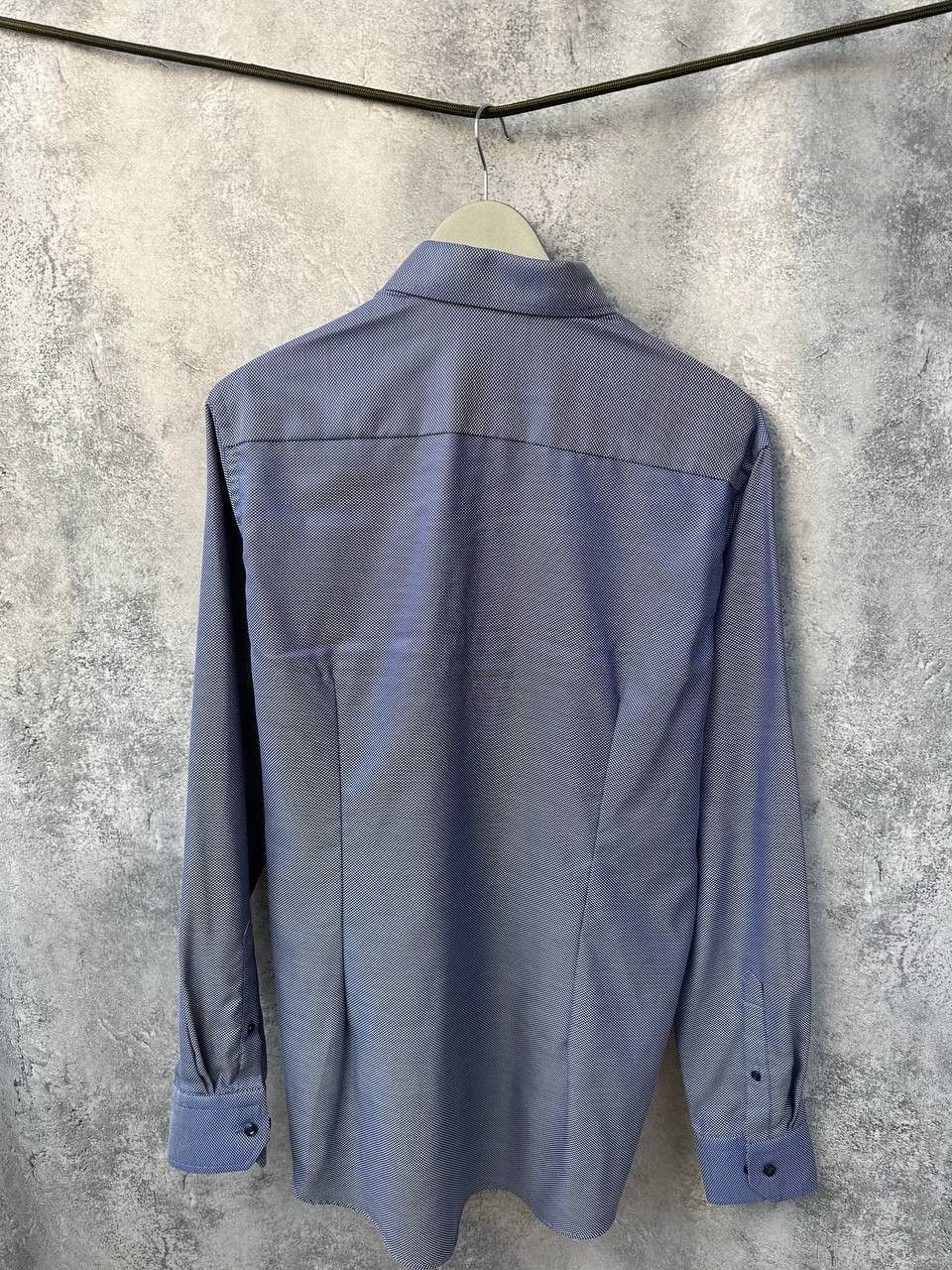 Designer ETON Contemporary Shirt like Knit Luxury Button Up Size US L / EU 52-54 / 3 - 3 Thumbnail