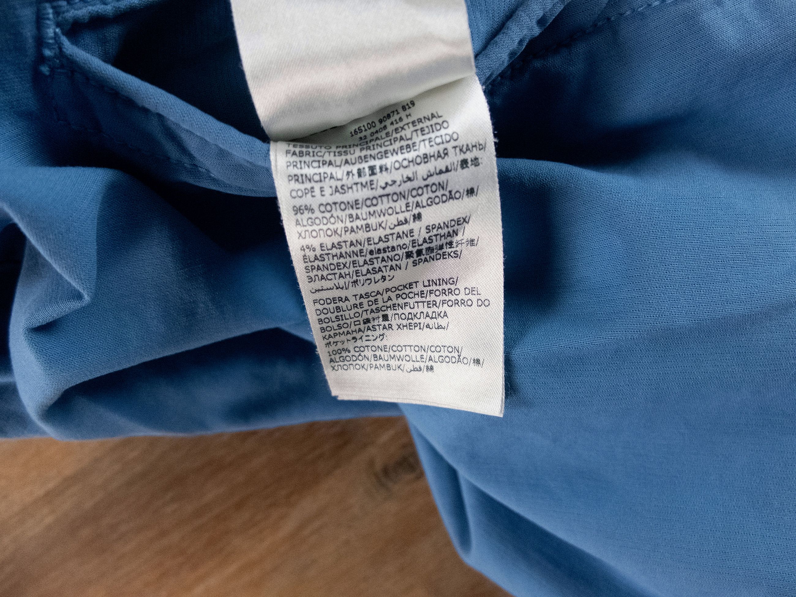Incotex INCOTEX Slacks blue slim flat front cotton chino pants 32 Size US 32 / EU 48 - 8 Thumbnail