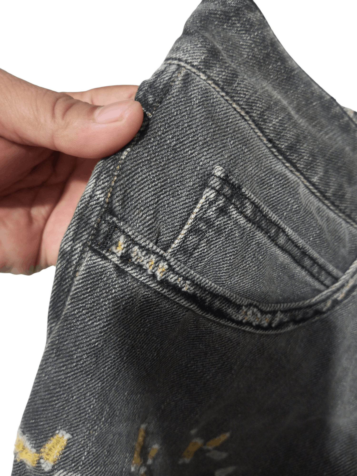 Chanel × Vintage Vintage chanel distressed denim jeans Size 29" - 5 Thumbnail