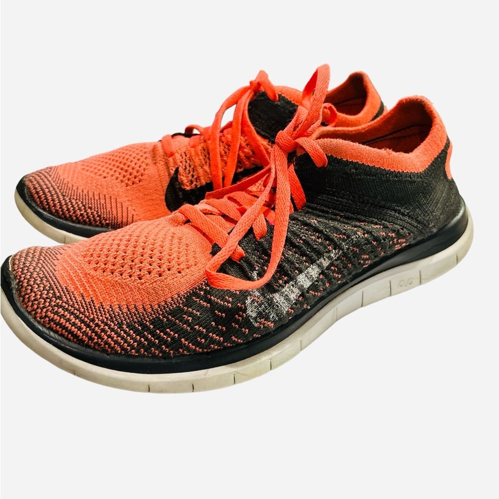 Nike NIKE Free 4.0 Flyknit Bright Mango Running Sneakers Sz 7.5 Size US 7.5 / IT 37.5 - 1 Thumbnail