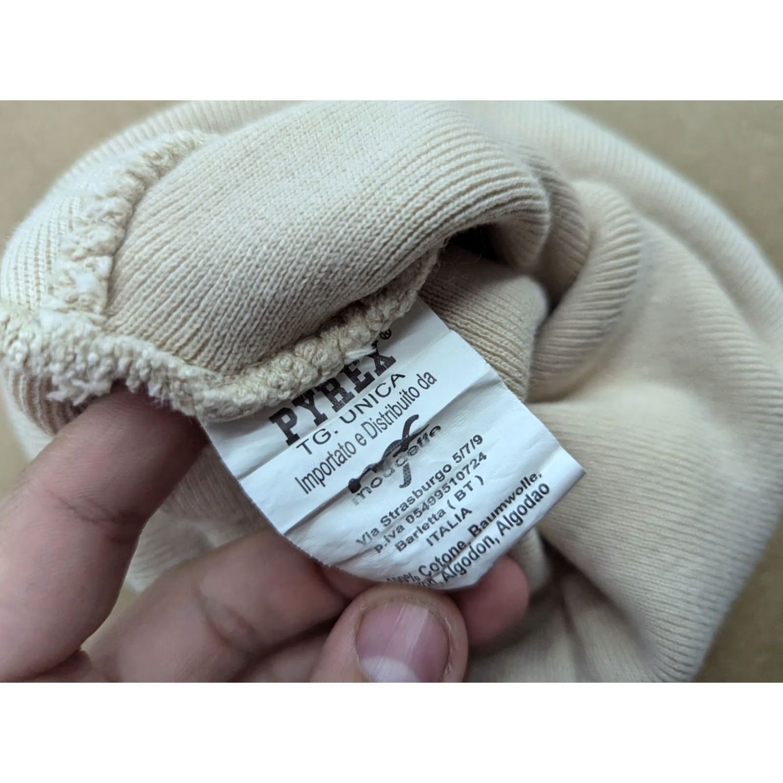 Vintage PYREX Beanie Hat One Size Off-White Virgil Abloh Plain Logo Stretch Knit Beanie Unisex Adults White Premium Casual Workwear Mens Womens Boys Girls Size ONE SIZE - 5 Thumbnail