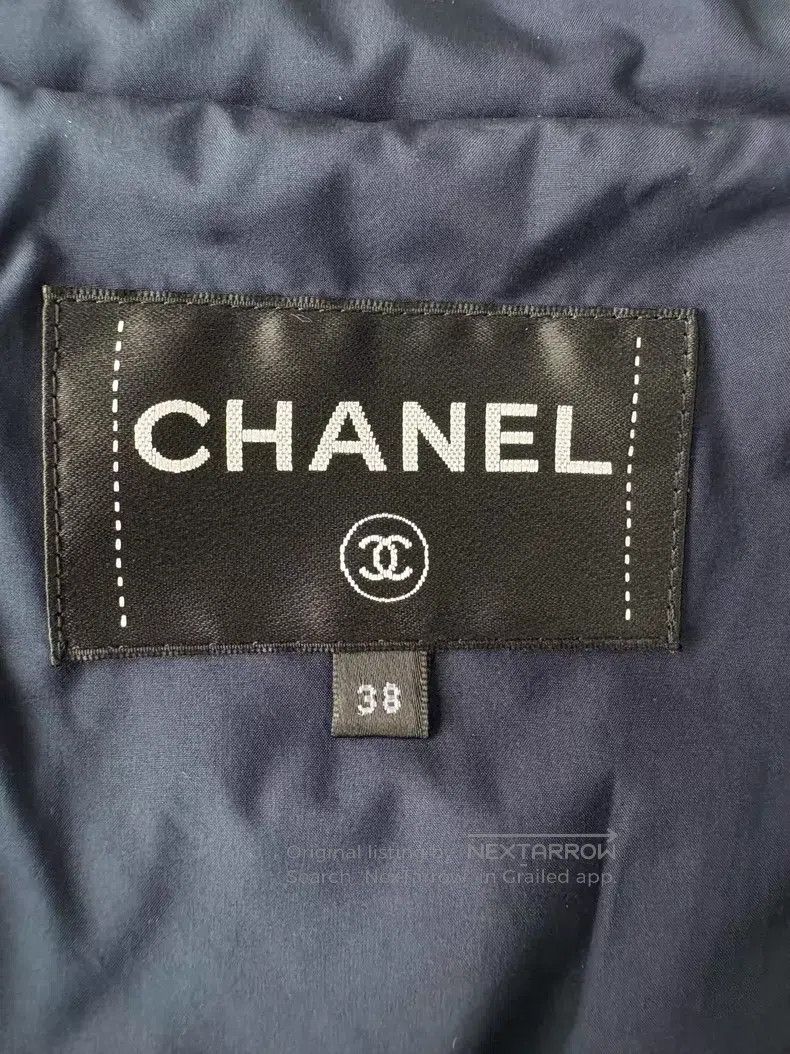 Chanel Chanel Dark blue stand-up collar four-pocket hooded cotton Size XS / US 0-2 / IT 36-38 - 7 Thumbnail