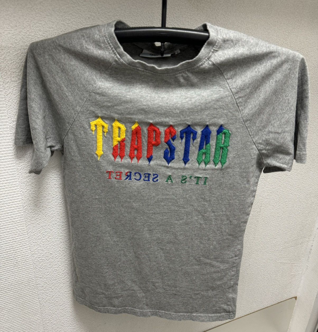 Trapstar London Trapstar grey big logo t-shirt S sz multicolor Size US S / EU 44-46 / 1 - 2 Thumbnail