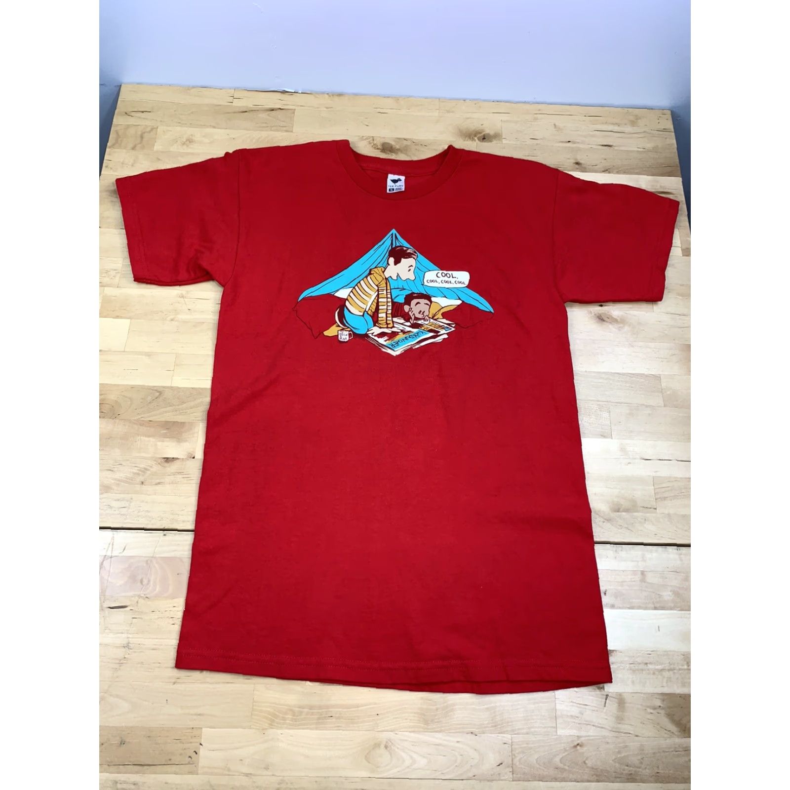 Vintage Tee Fury T Shirt Camping Tent Funny Red Small Crew Neck Short Sleeve Men Regular Size S 2938 Size US S / EU 44-46 / 1 - 2 Thumbnail