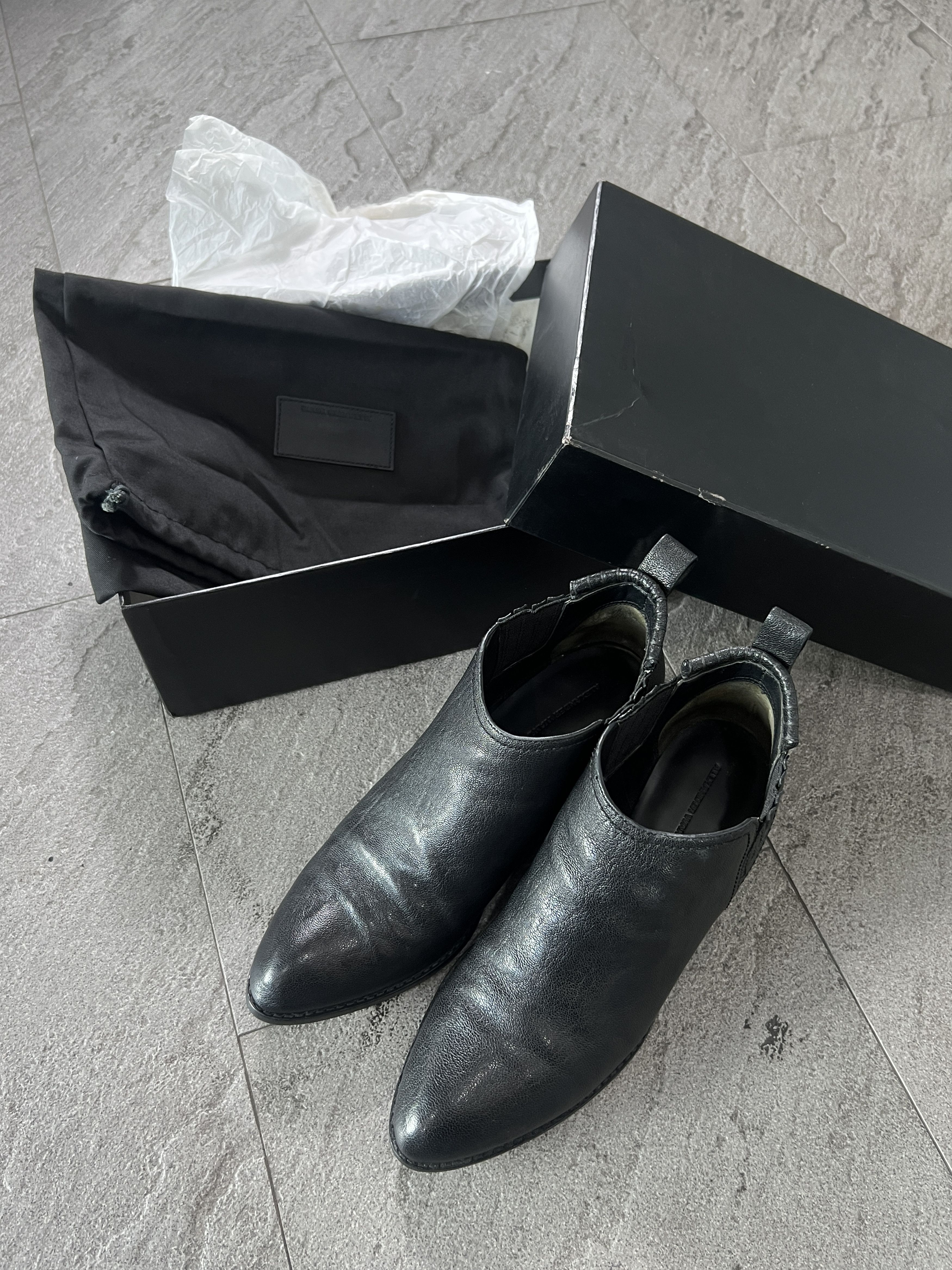 Alexander Wang Alexander Wang Leather Ankle Boots Vibram Sole EU40 Size US 7 / EU 40 - 11 Thumbnail
