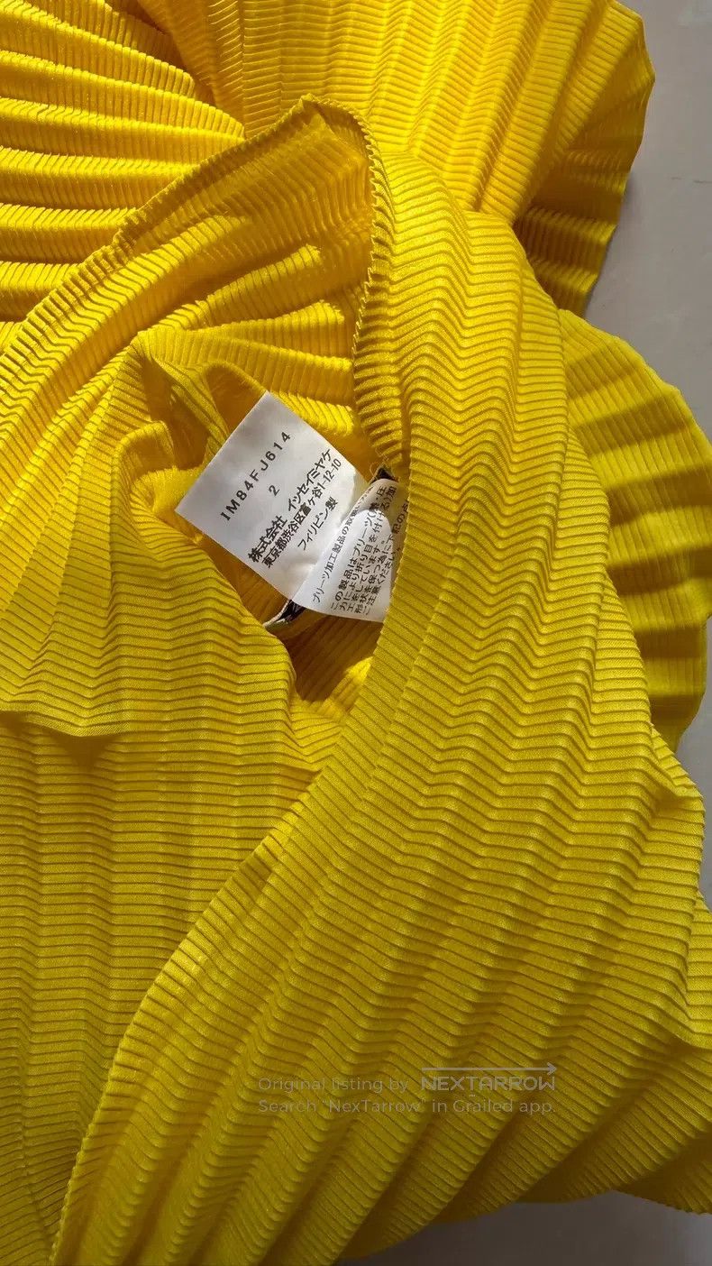 Issey Miyake Issey Miyake Yellow Stripe Top Size M / US 6-8 / IT 42-44 - 5 Thumbnail