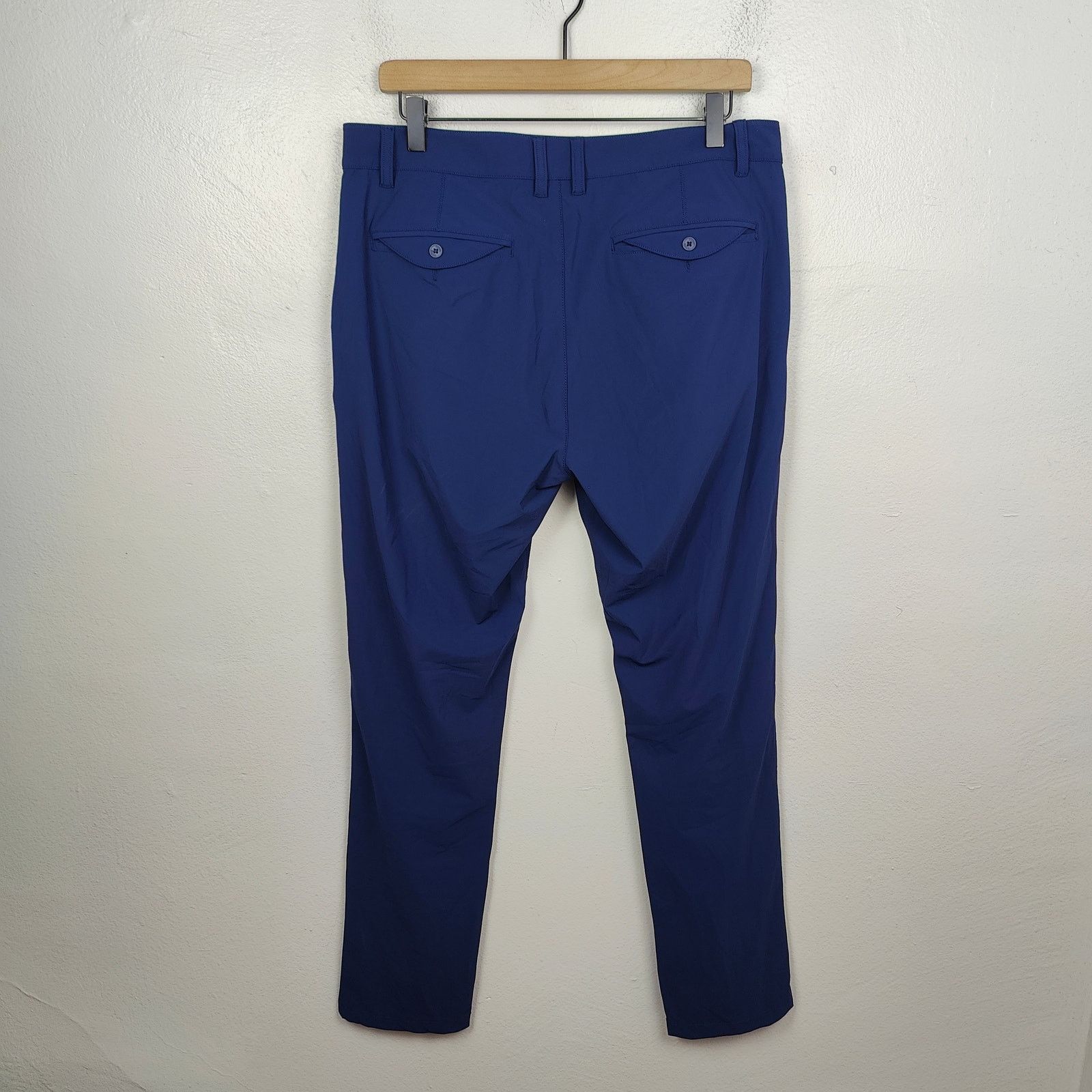 Rhone Rhone Every Day Five Pocket Pants Mens 33 Navy Blue Stretch Size US 33 - 4 Thumbnail