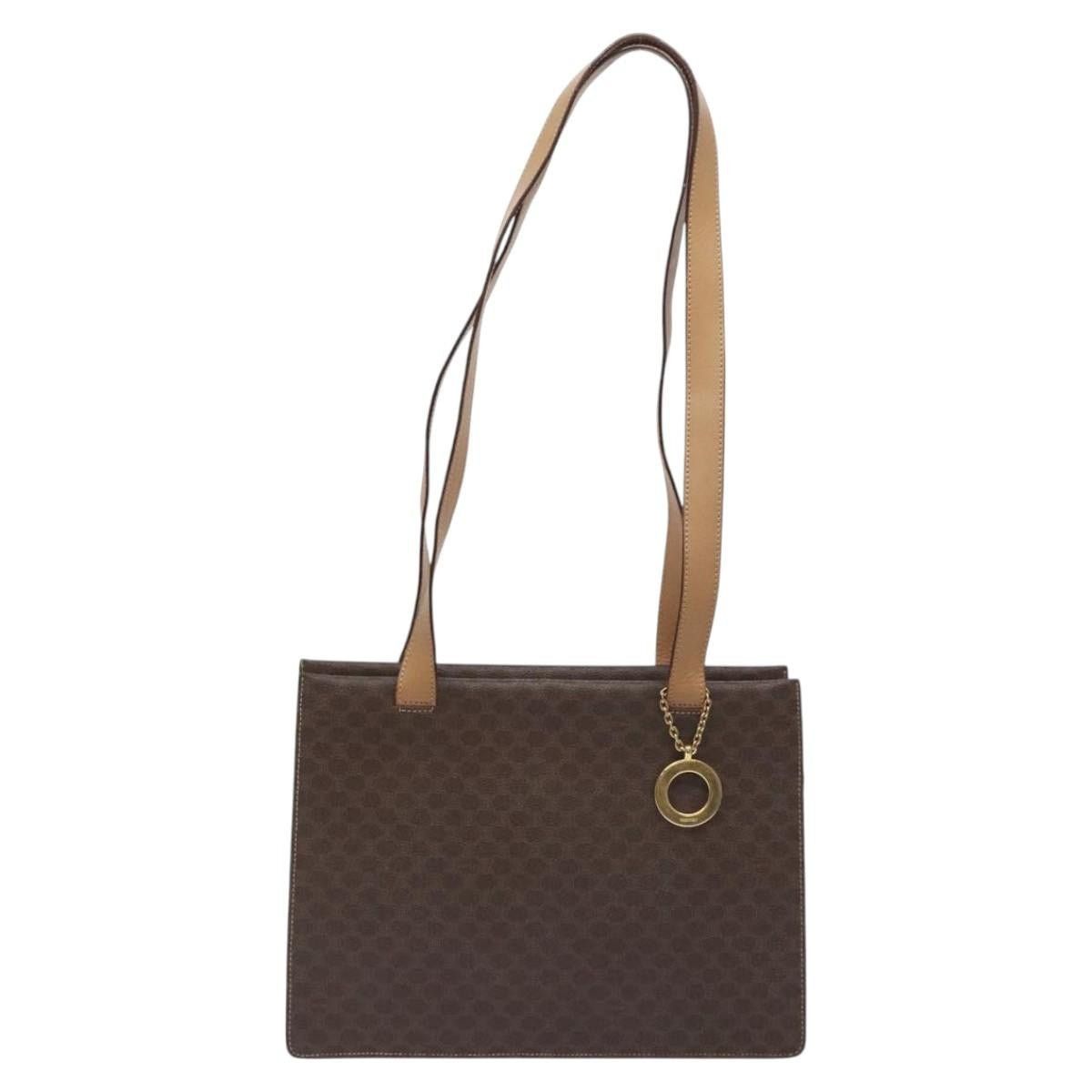 Celine CELINE Macadam Canvas Shoulder Bag Pvc Brown Gold Size ONE SIZE - 2 Thumbnail