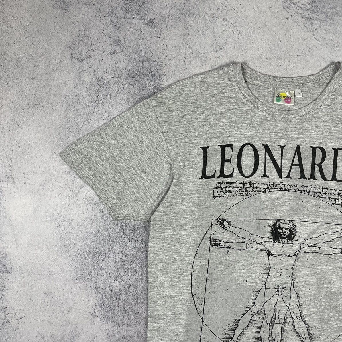 Vintage Vintage Leonardo Da Vinci art rare tee 90’s Size US S / EU 44-46 / 1 - 4 Thumbnail