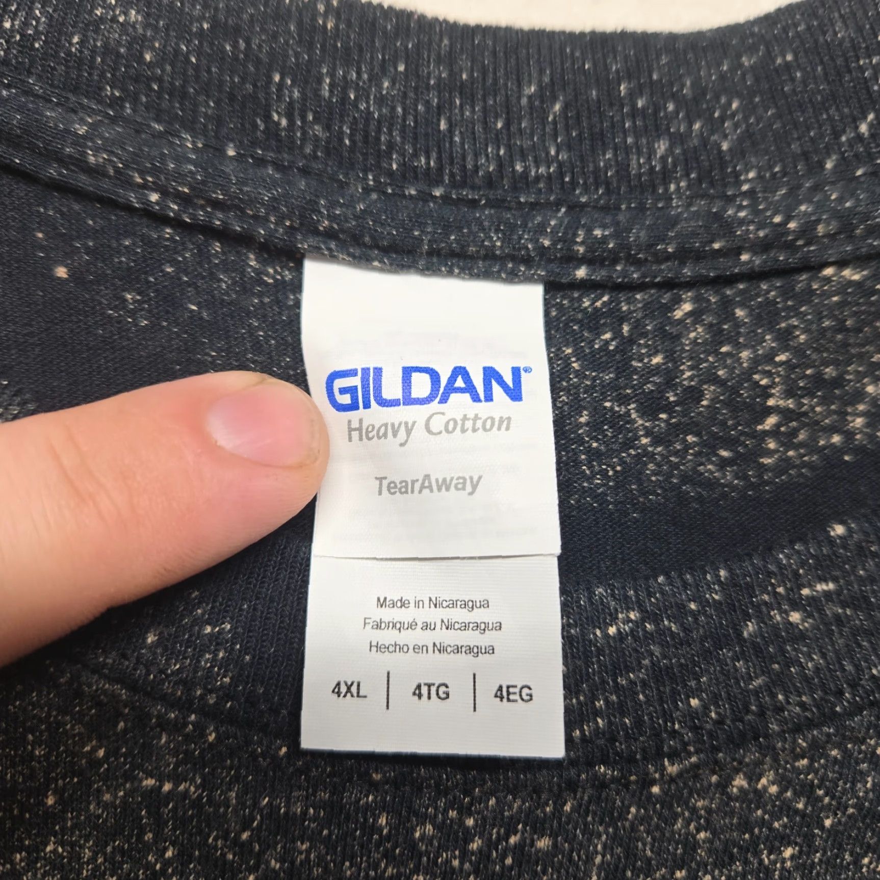 Gildan Vintage Gildan Men's T-Shirt Short Sleeve 4XL Black Solid Quote Graphic Cotton All Seasons Size US XXL / EU 58 / 5 - 3 Thumbnail
