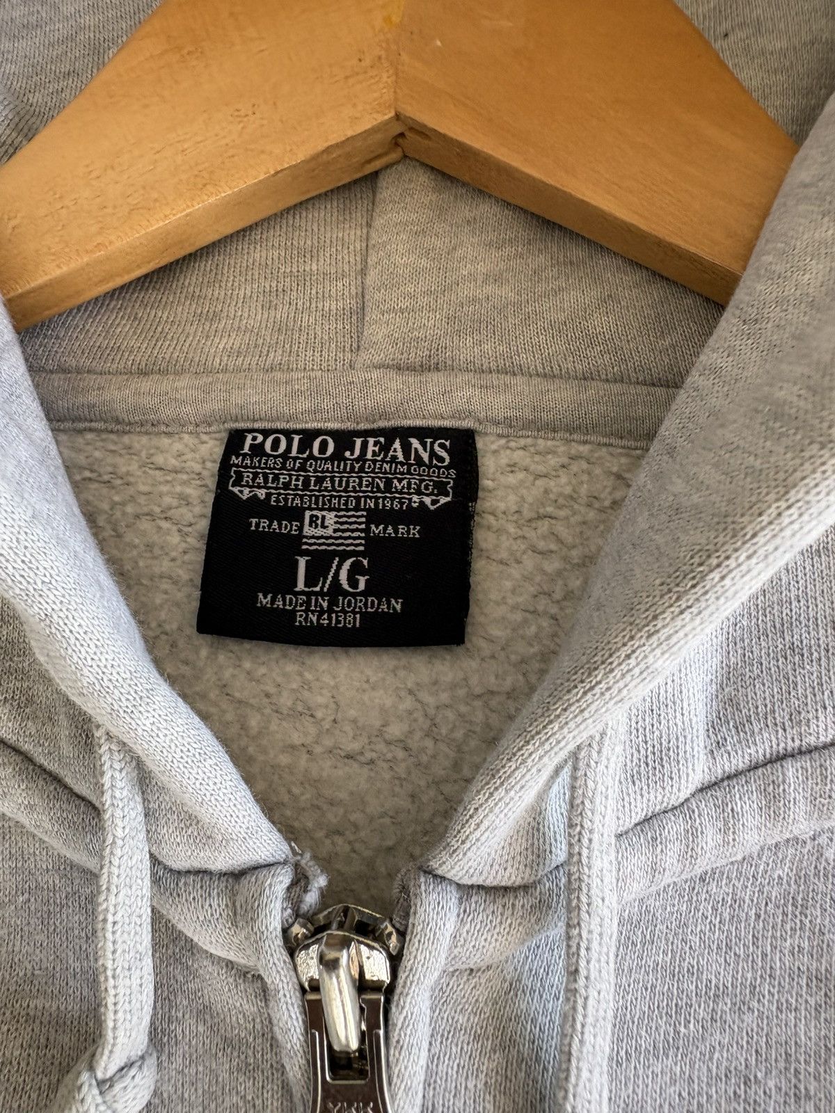 Polo Ralph Lauren Vintage 90s Polo Jeans Ralph Lauren Embroidered Hoodie Size US L / EU 52-54 / 3 - 9 Thumbnail