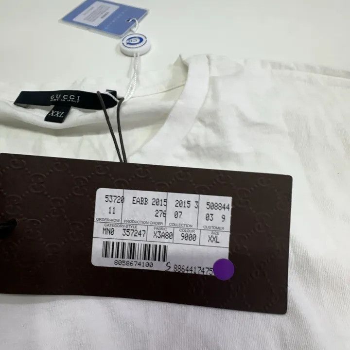 Gucci Gucci Gucci Logo Print Short Sleeve T-Shirt -2506 Size US XXL / EU 58 / 5 - 5 Thumbnail