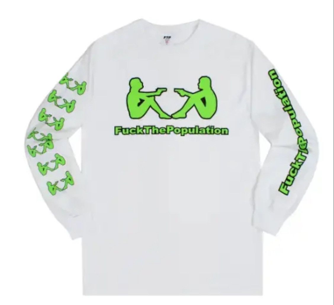 Fuck The Population FTP X kappa long sleeve shirt Size US M / EU 48-50 / 2 - 1 Thumbnail