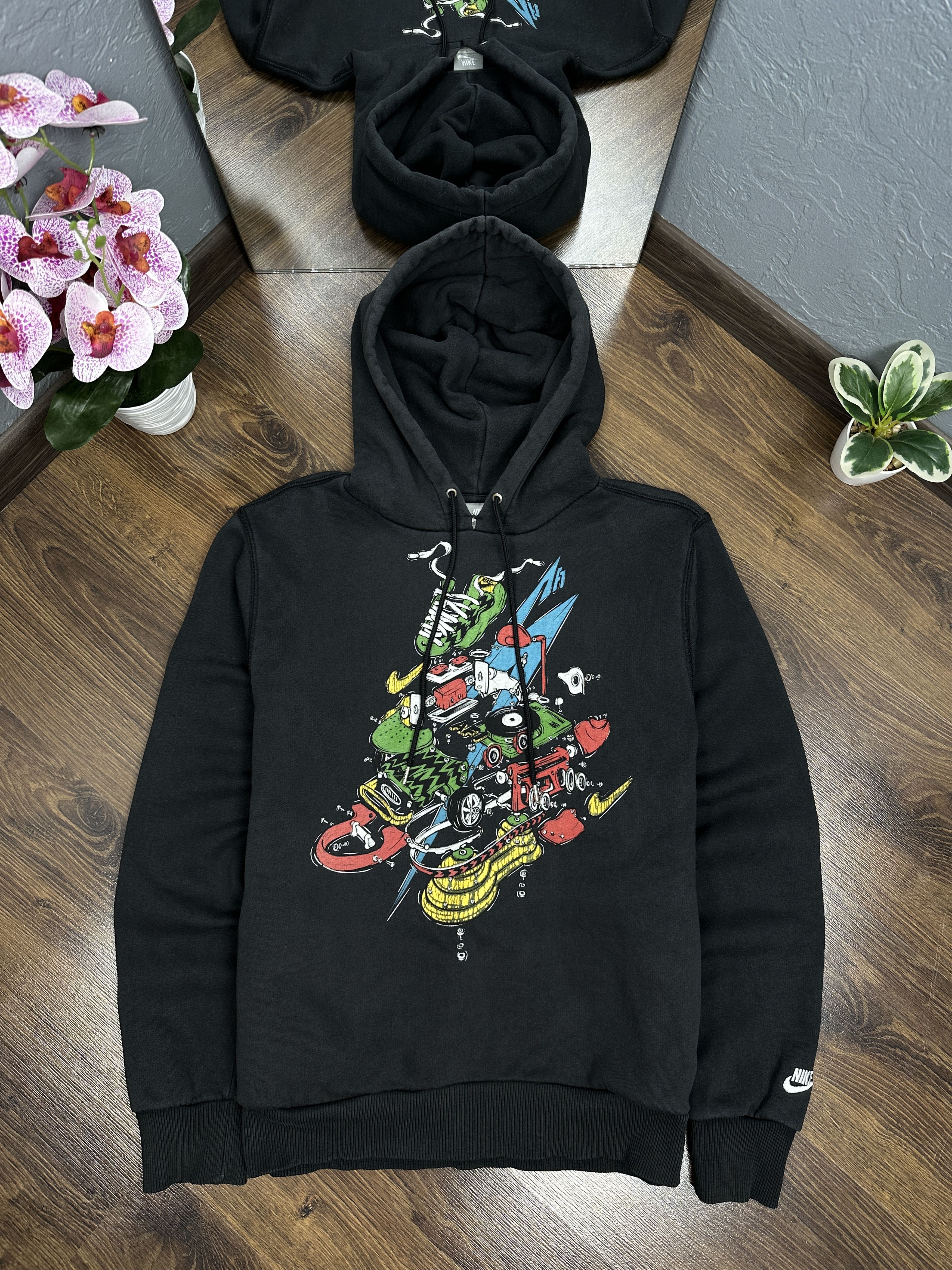 Nike × Vintage Nike Vintage Mens Hoodie Size US S / EU 44-46 / 1 - 1 Thumbnail