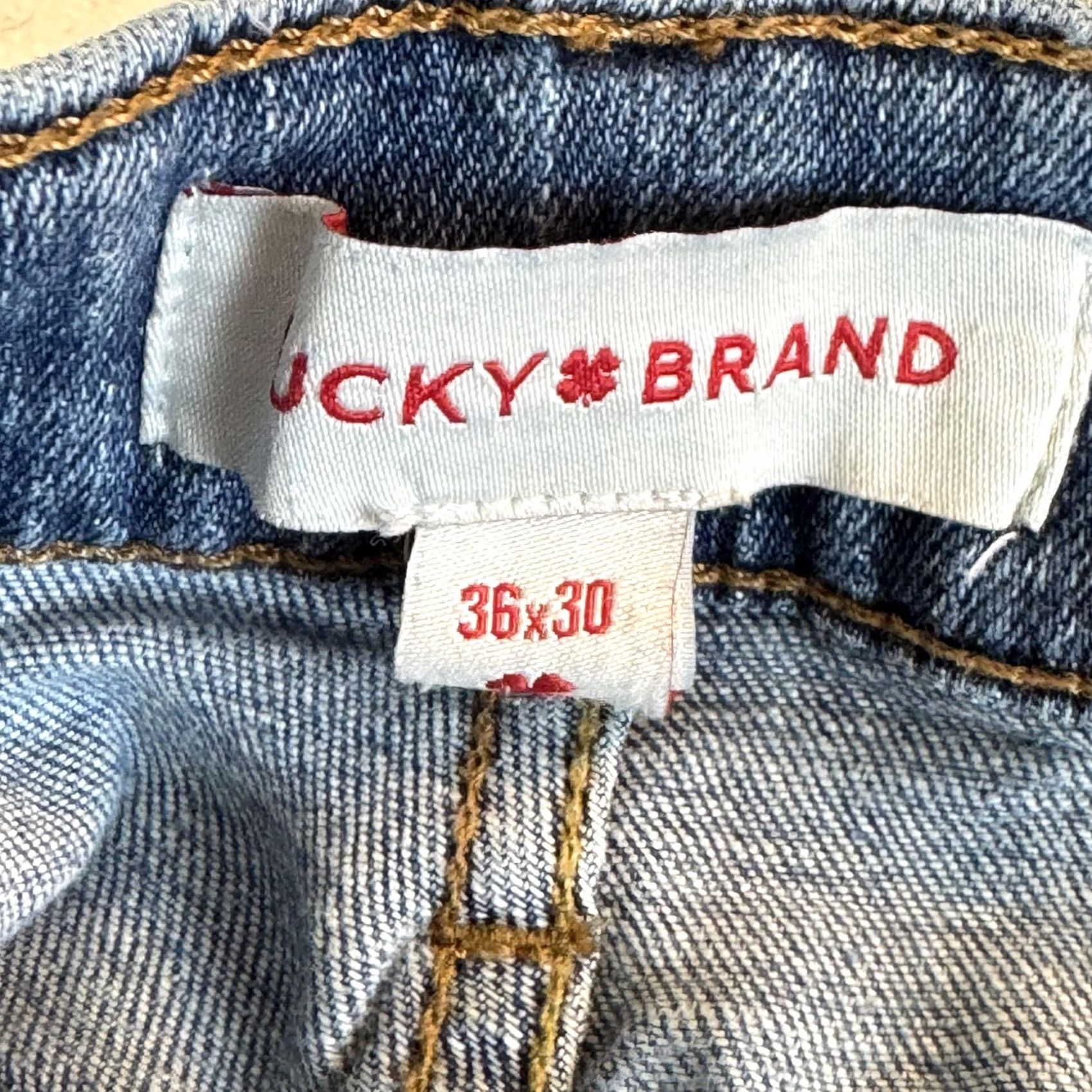 Lucky Brand Lucky Brand Jeans Mens 36x30 Straight Denim Pants 223 Medium Wash 7MP10666 Size US 36 / EU 52 - 5 Thumbnail