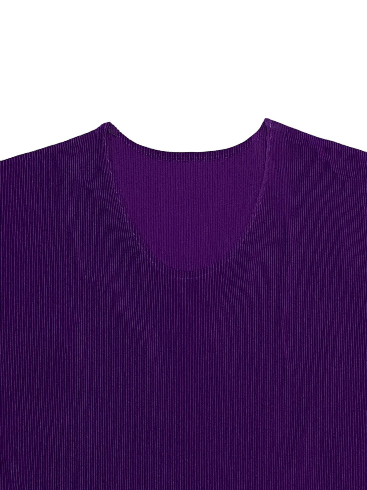 Issey Miyake × Pleats Please Issey Miyake Pleats Please Pleated Purple Long Sleeve Size L / US 10 / IT 46 - 13 Thumbnail