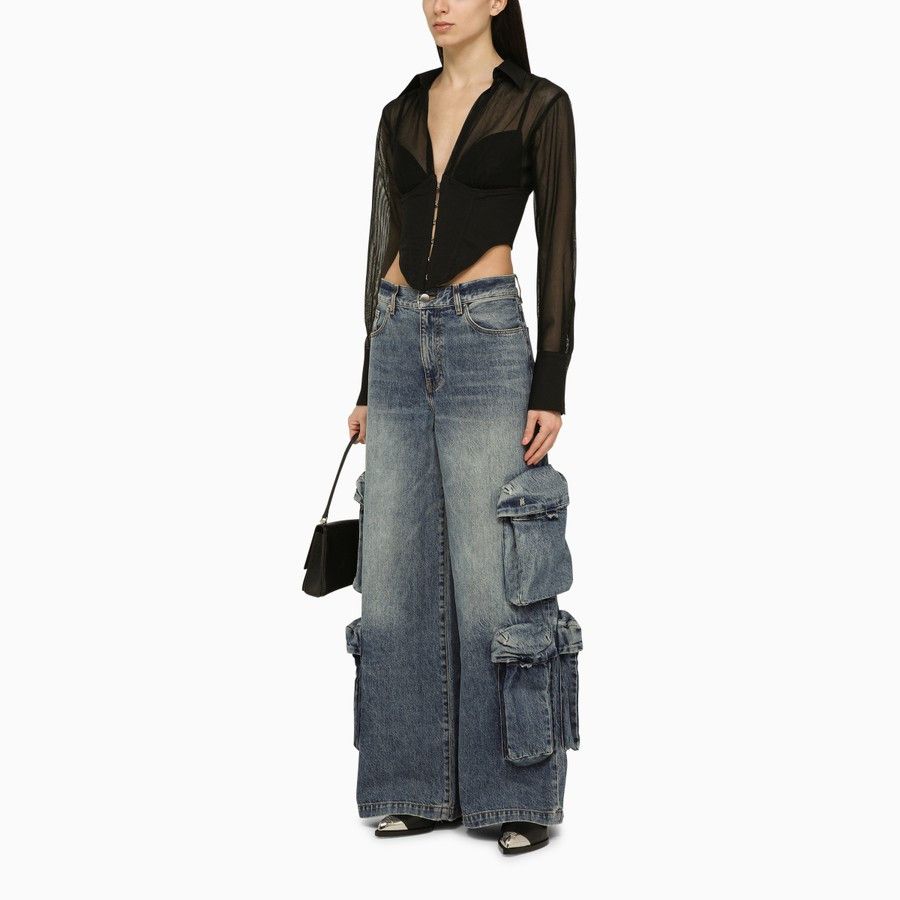 Amiri o1d2blof0724 Jeans in Denim Blue Size 26" / US 2 / IT 38 - 2 Thumbnail