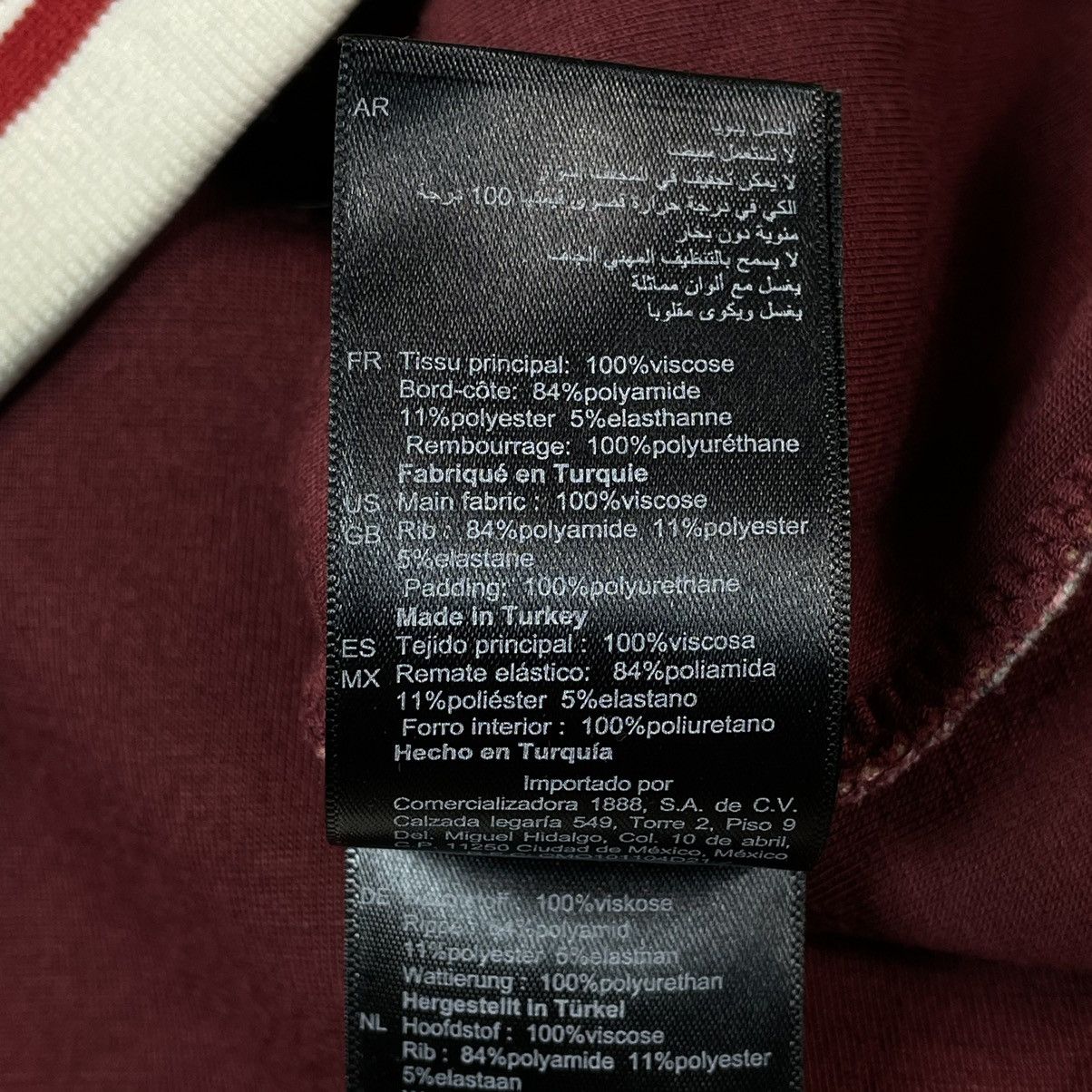 Sandro Sandro Paris Floral Print Viscose Burgundy Hoodie Size XS / US 0-2 / IT 36-38 - 13 Thumbnail