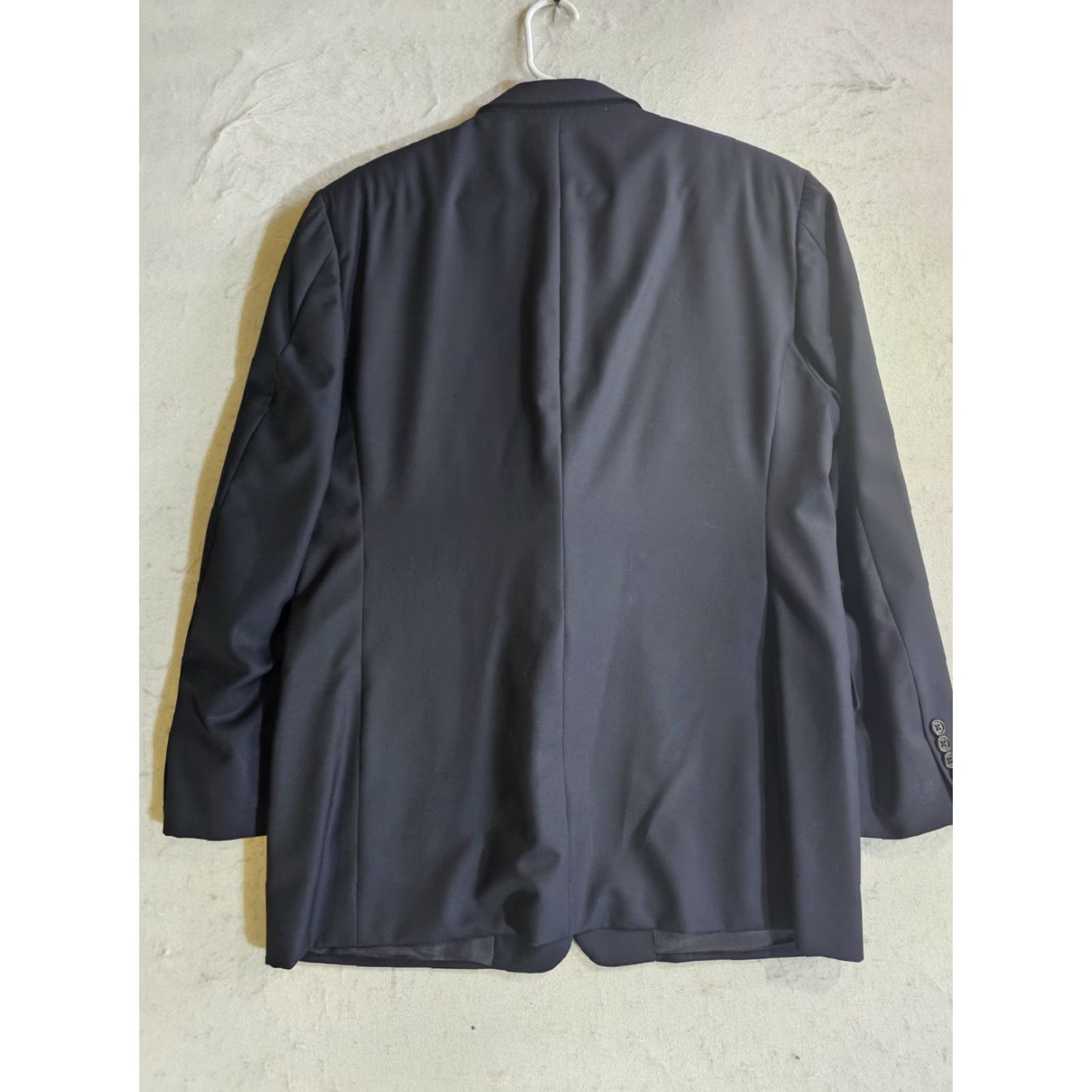 Loro Piana Hickey Freeman Loro Piana Tasmanian Super 130s Dark Gray Solid Blazer Men's 43R Size 46R - 6 Thumbnail