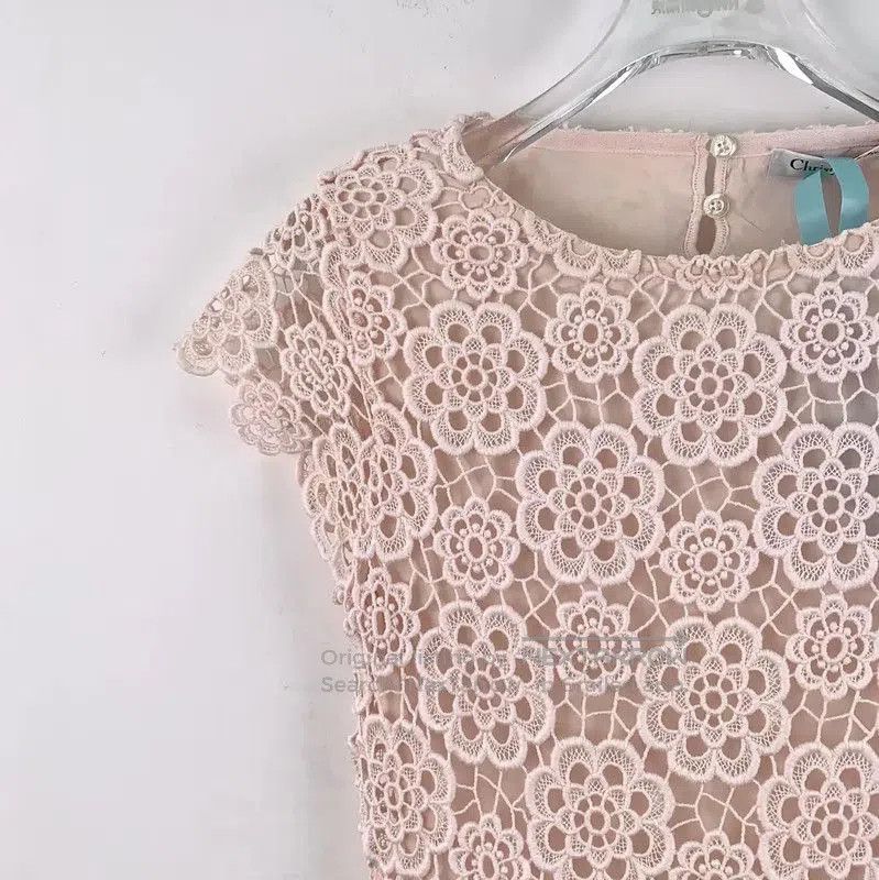 Dior Dior Pink Cotton Peplum Dress for Women . Size XS / US 0-2 / IT 36-38 - 3 Thumbnail