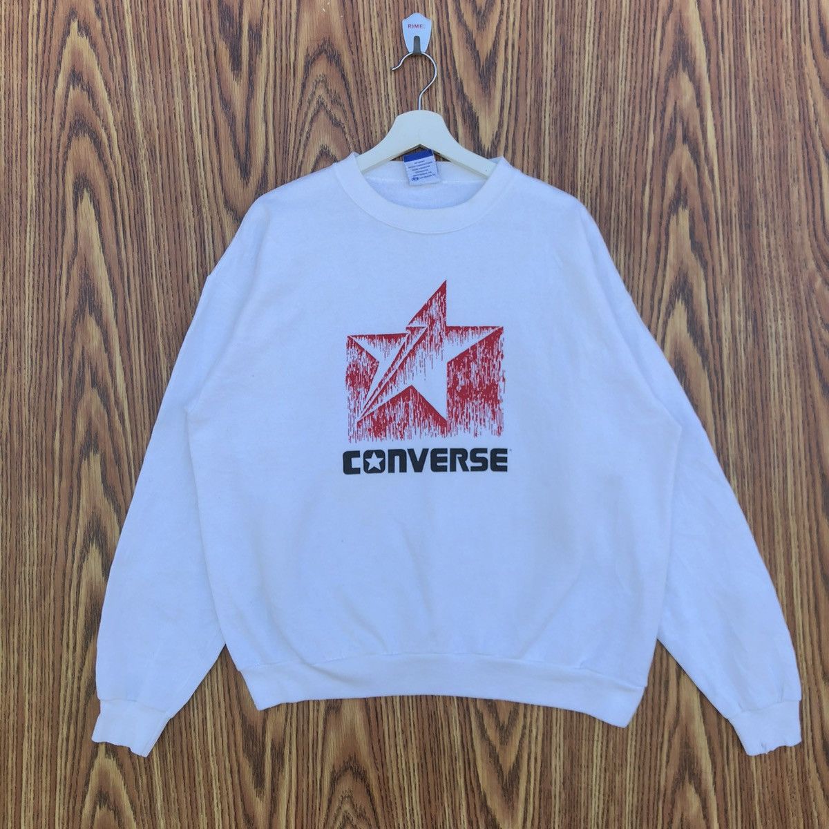 Converse Vintage 90s converse Crewneck Sweatshirt Size US XL / EU 56 / 4 - 1 Thumbnail