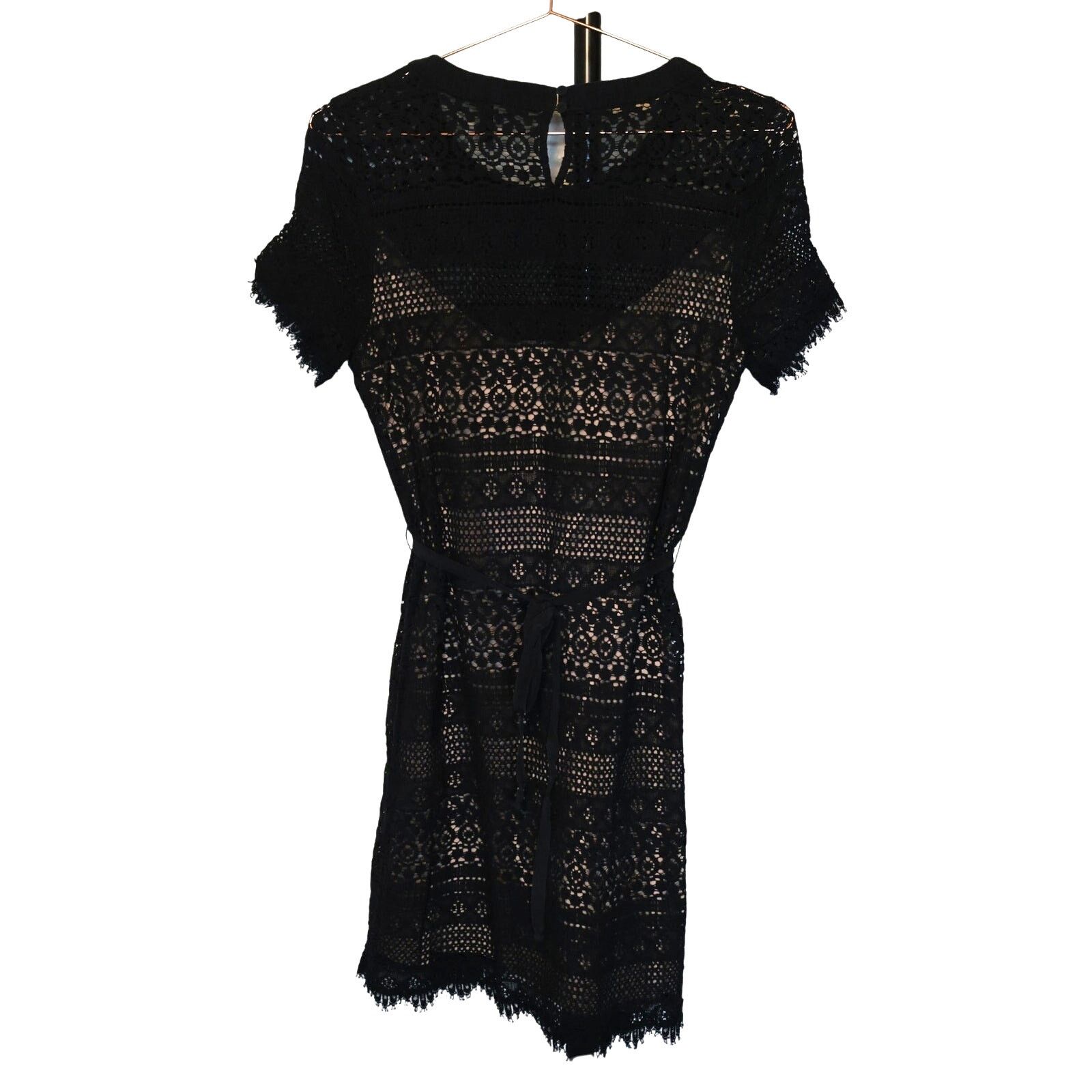 Other BCBGMAXAZRIA Darlita Lace Sheath Dress - Size 6 - Black -EUC Size M / US 6-8 / IT 42-44 - 2 Thumbnail