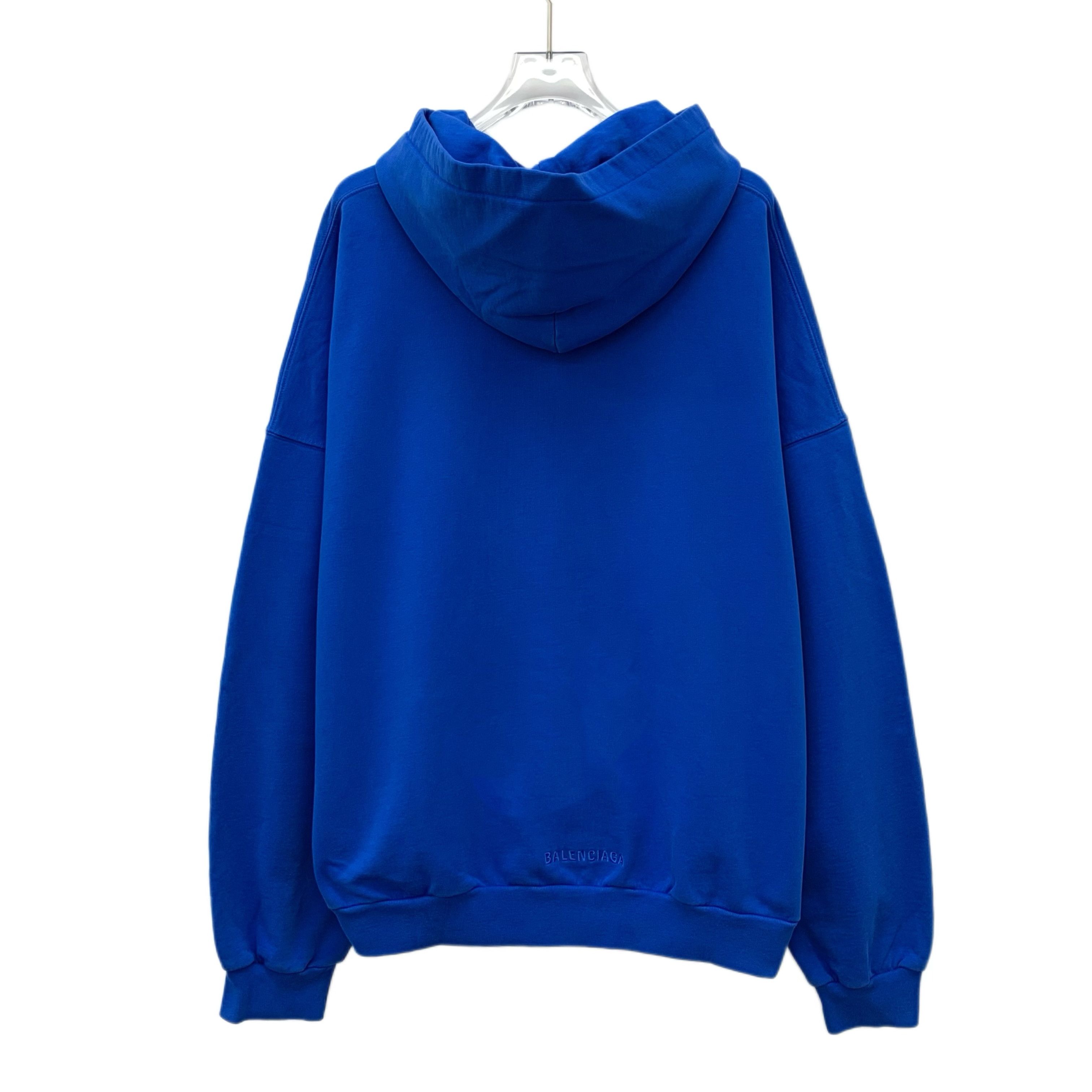 Balenciaga Balenciaga x Simpsons Navy Print Hoodie (Size L) Size US L / EU 52-54 / 3 - 8 Thumbnail