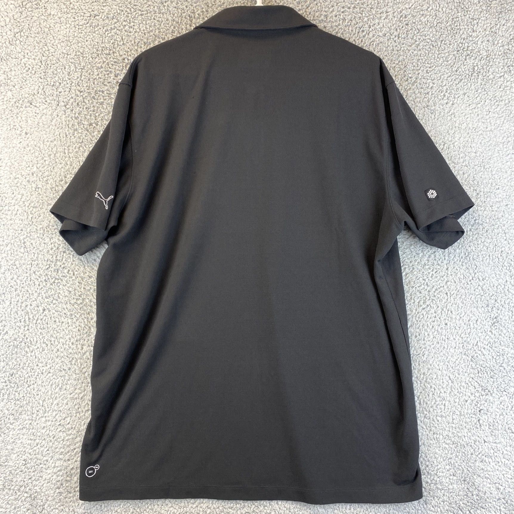 Puma PUMA Golf Men's XL Polo Shirt Black 53-33 Extra Large Regular 100% Cotton Athletic Polo Black / 53-33 Polo Shirt Men PUMA Golf XL Size US XL / EU 56 / 4 - 7 Thumbnail