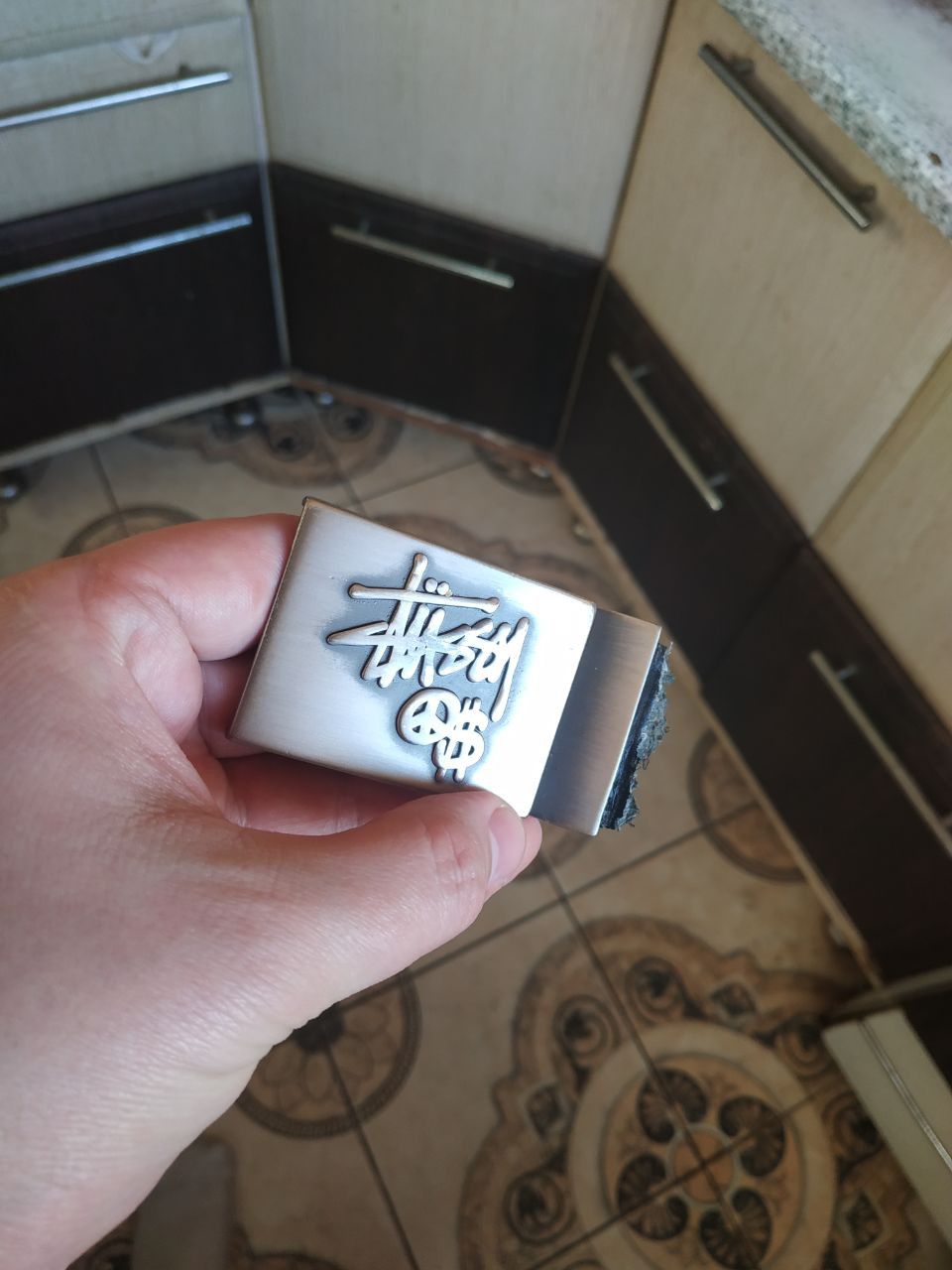 Stussy Vintage Stussy Peace Love Dollar Belt Buckle ONLY Archive Size ONE SIZE - 8 Thumbnail