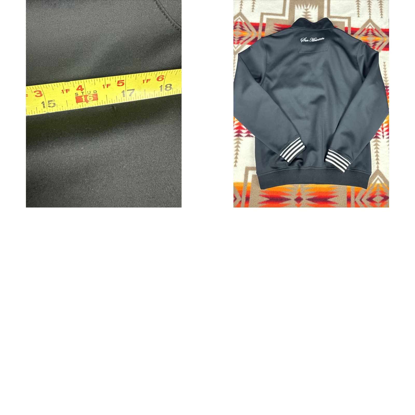 Vintage Sun Mountain Outerwear 1/2 Zip Pullover Jacket Shirt Sz M Black Golf Hoodie? Size US M / EU 48-50 / 2 - 8 Thumbnail