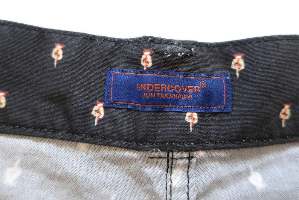 Undercover (4) Undercover Middle Finger Shorts W35 Black 2012 Size US 35 - 3 Thumbnail
