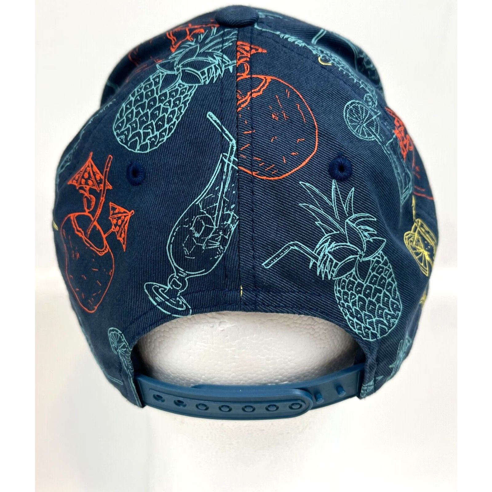 TravisMathew Travis Mathew Snapback Hat Multicolor Drink Cocktails All Over Print Adjustable One Size Mens Size ONE SIZE - 6 Thumbnail