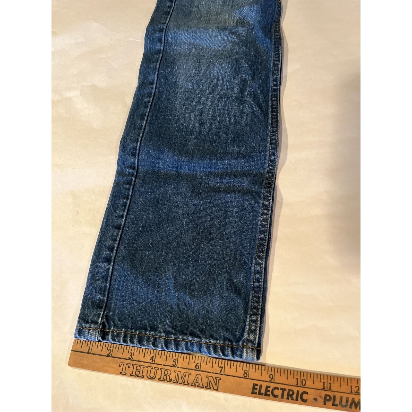 Levi's Levi's 559 Men's 31x31 Medium Wash Straight Leg Blue Denim Size US 31 - 5 Thumbnail