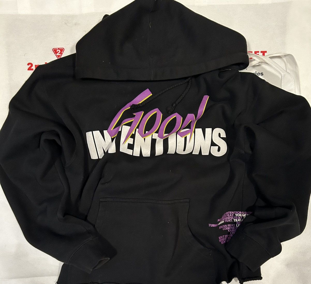 Vlone Vlone Good Intentions Hoodie Size US M / EU 48-50 / 2 - 1 Thumbnail