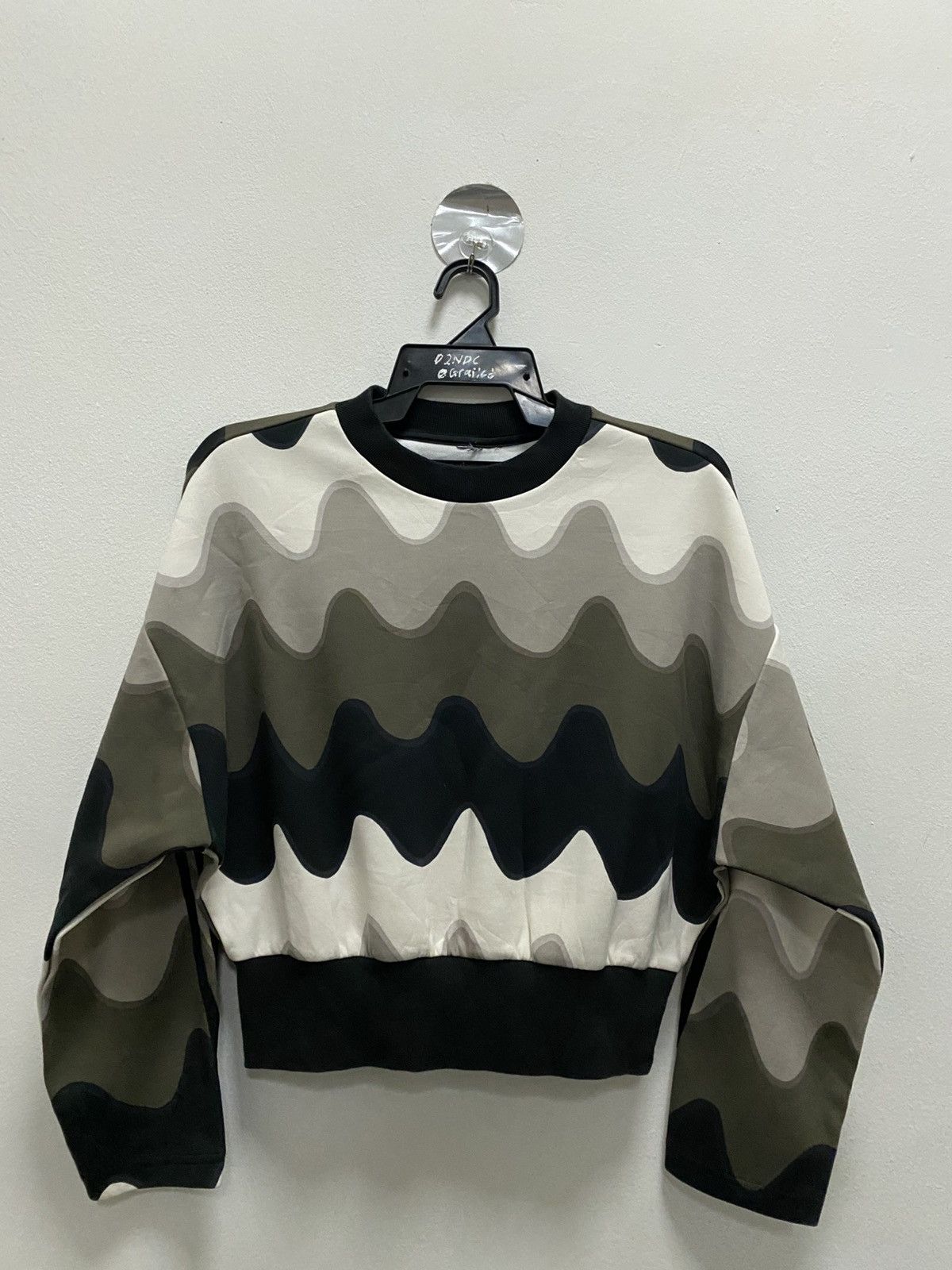 Vintage Adidas X Marimekko Stripe Sweatshirt Size S / US 4 / IT 40 - 2 Thumbnail