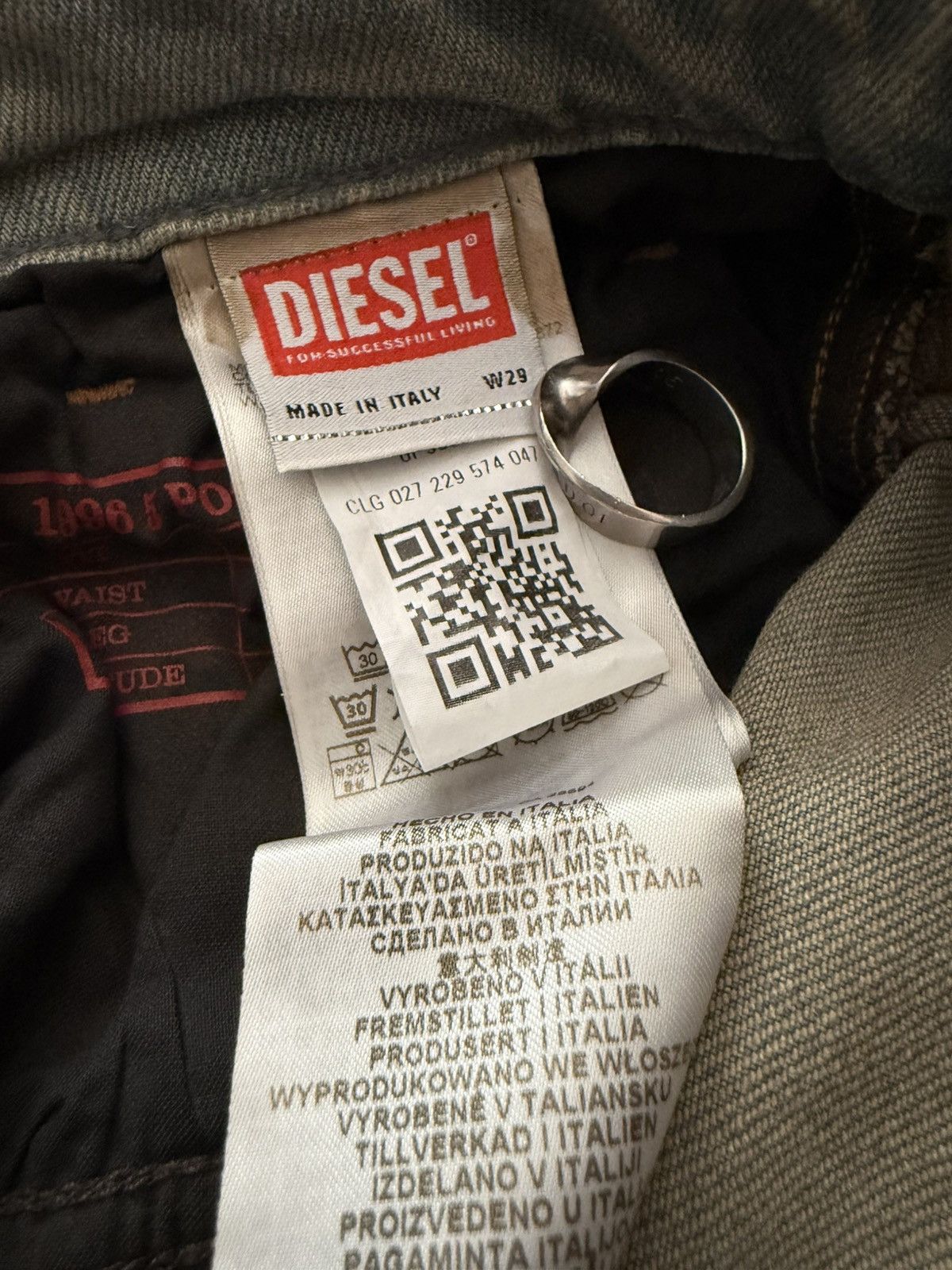 Diesel Baggy Distressed Faded Diesel D-Sire Denim Size US 32 / EU 48 - 9 Thumbnail