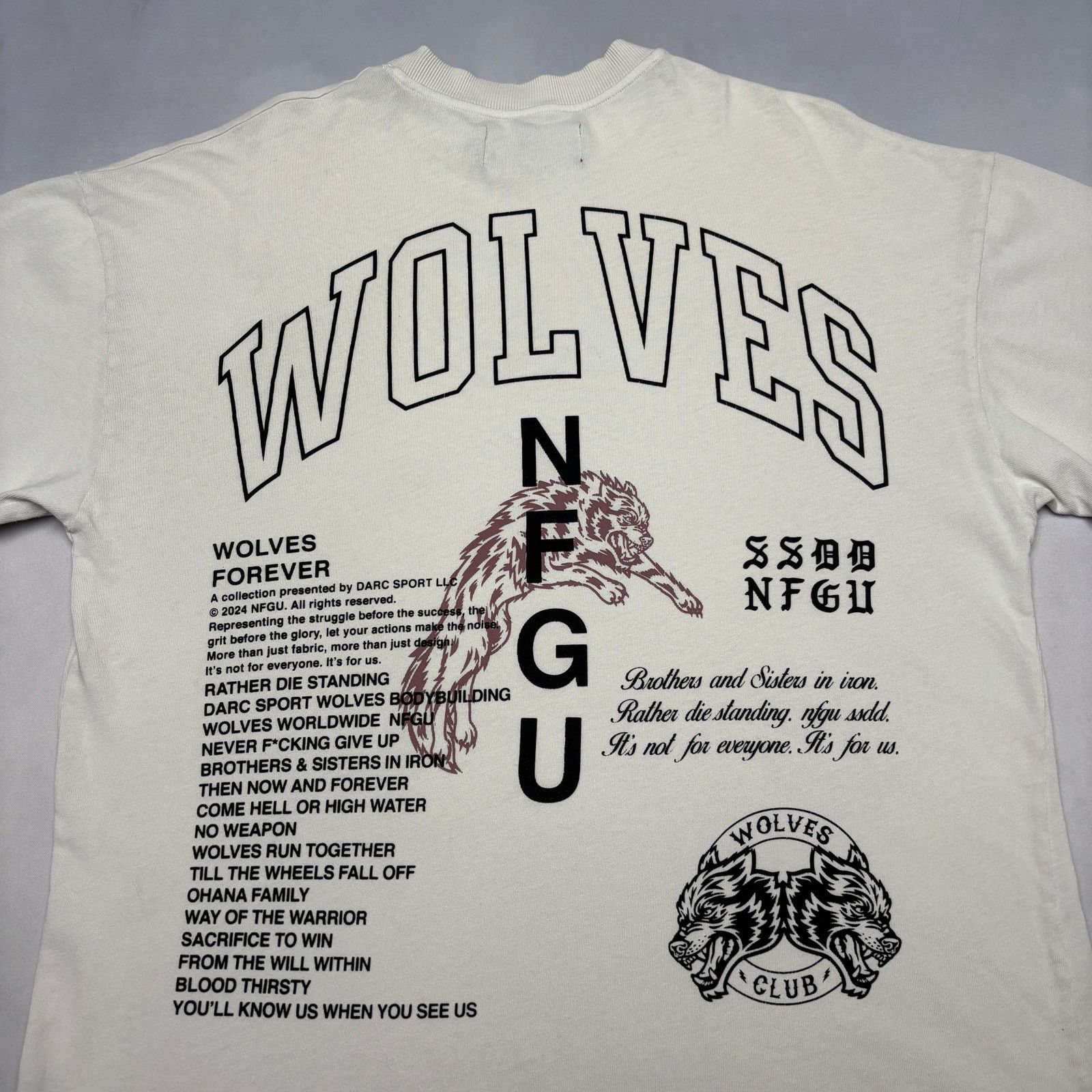 Darc Sport Darc Sport Wolves Club SSDD NFGU T Shirt Men's Medium Size US M / EU 48-50 / 2 - 2 Thumbnail