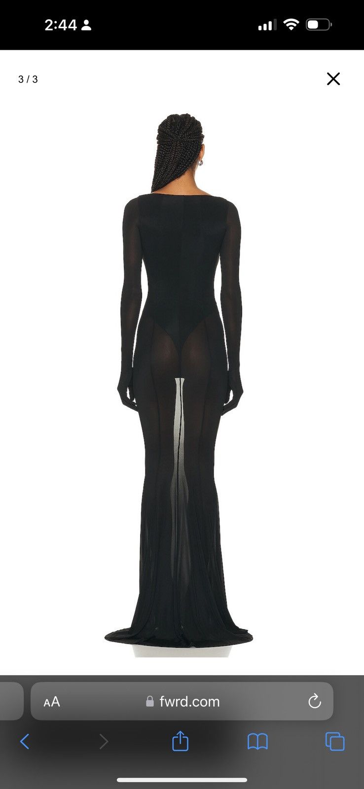 Dion Lee Dion Lee Gloved Loop Gown Size XS / US 0-2 / IT 36-38 - 3 Thumbnail