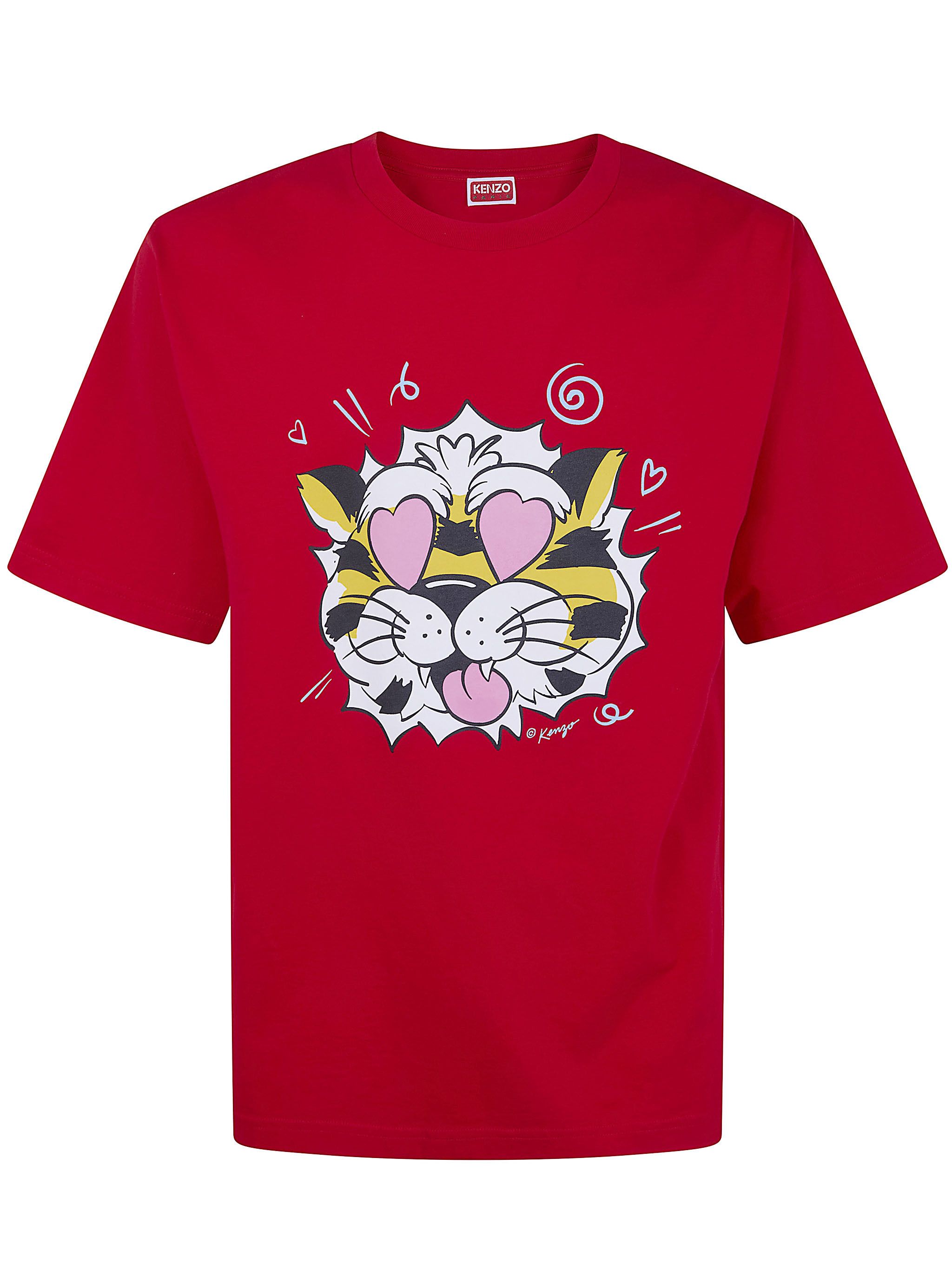 Kenzo "KENZO WILD TIGER" OVERSIZE T-SHIRT Size US L / EU 52-54 / 3 - 1 Thumbnail