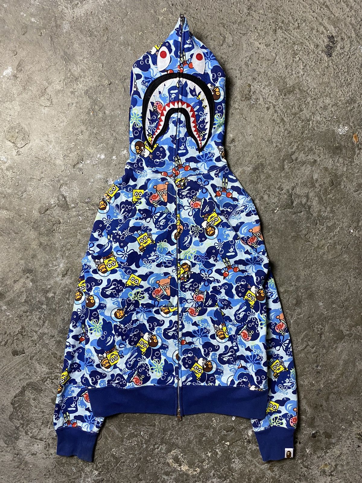 Bape spongebob hoodie deals