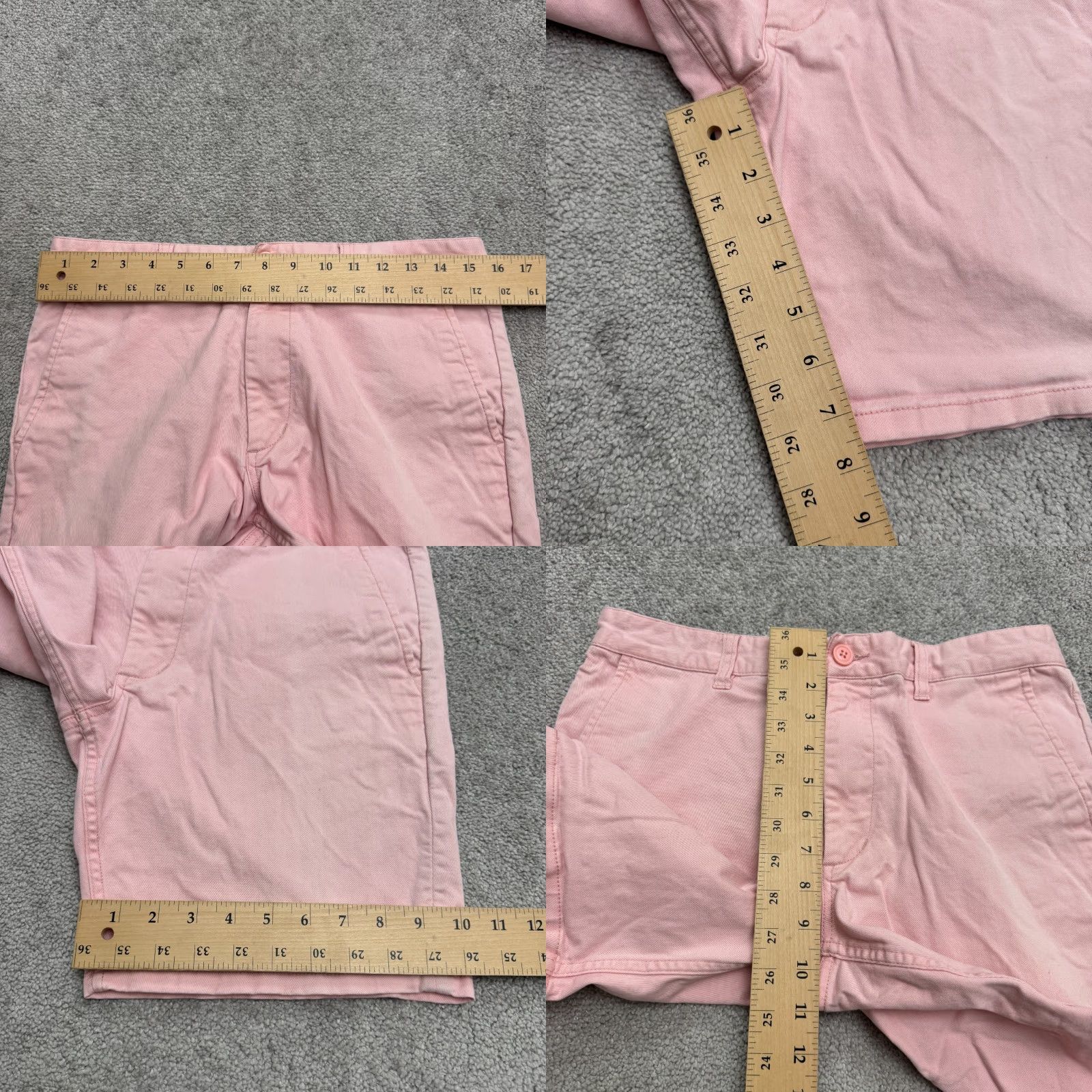 Obey OBEY Chino Shorts Mens 30 Pink Flat Front Cotton Casual Summer Short with Pockets, Regular Rise, 7in Inseam, Preppy Outdoor Style Mens Clothing Size US 30 / EU 46 - 8 Thumbnail